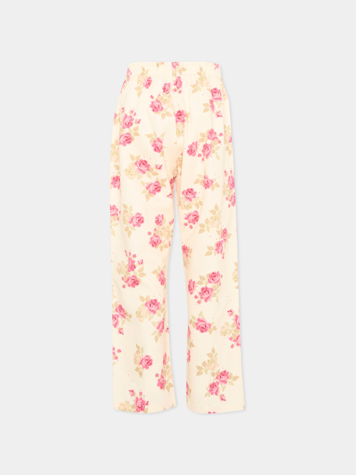 Pantaloni multicolor Midori Blanc per bambina floreali,Konges Sløjd,KS104970 MIDORI BLANC