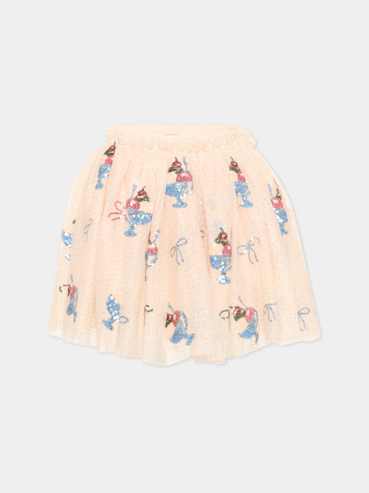 Gonna rosa  Gelato  per bambina,Konges Sløjd,KS105139 GELATO