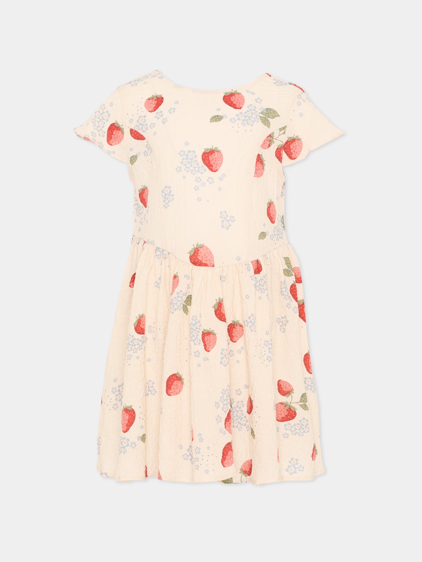 Vestito rosa per bambina con fragole,Konges Sløjd,KS104650 MARMELADE SUN