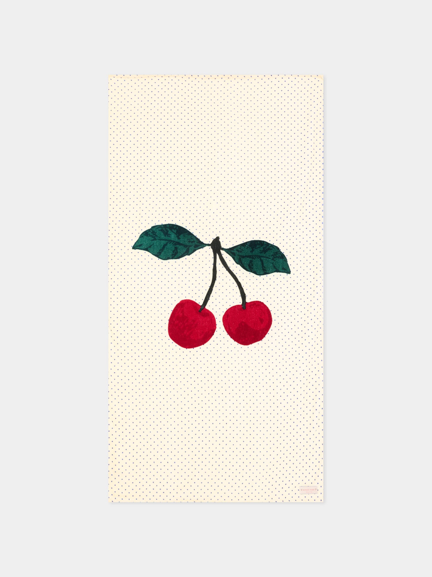 Telo mare avorio per bambina con ciliegie,Konges Sløjd,KS104685 ESTATE DOT