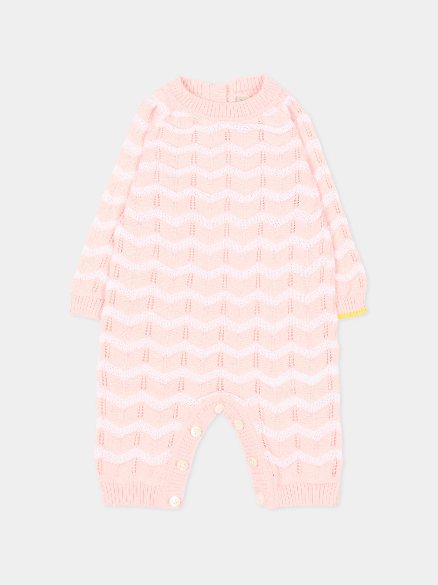 Tutina rosa per neonata chevron,Gensami,ROLONG-ZIGRAY-CO BABY PINK