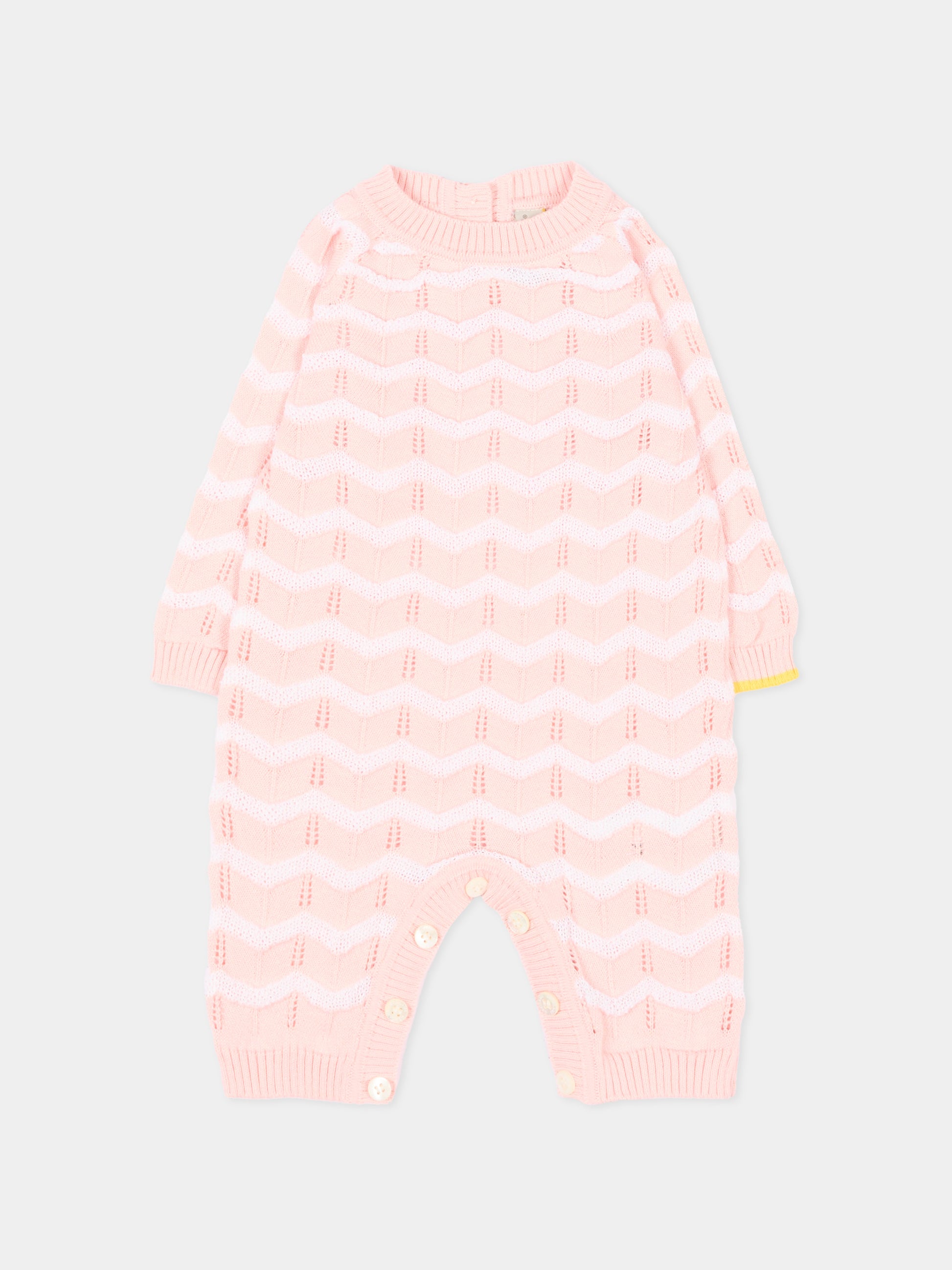 Tutina rosa per neonata chevron,Gensami,ROLONG-ZIGRAY-CO BABY PINK