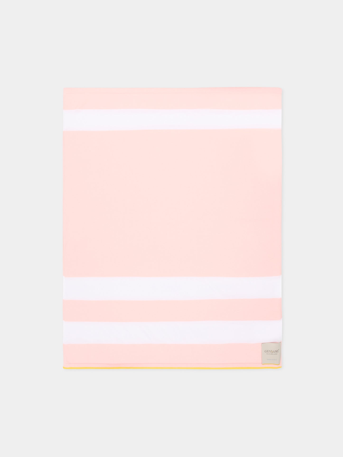 Coperta rosa a righe per neonata,Gensami,BLA-STRIPES-CO BABY PINK