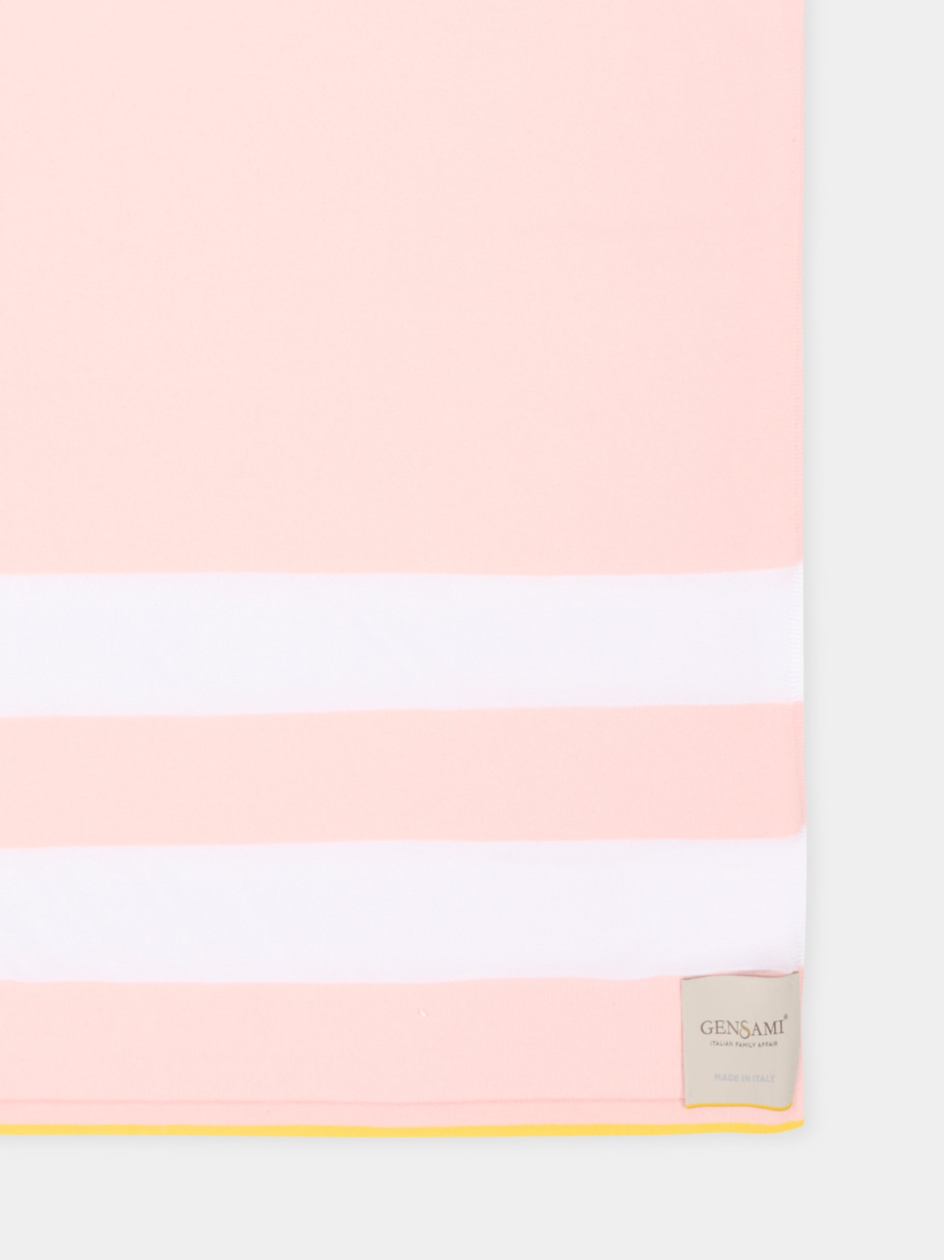 Coperta rosa a righe per neonata,Gensami,BLA-STRIPES-CO BABY PINK