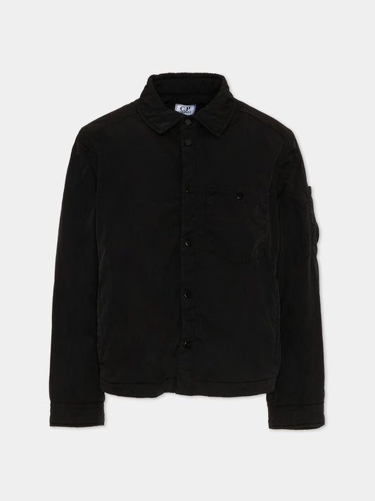 Giubbotto nero per bambino con lente,C. P. Company,CUS01T-L3C00 60100