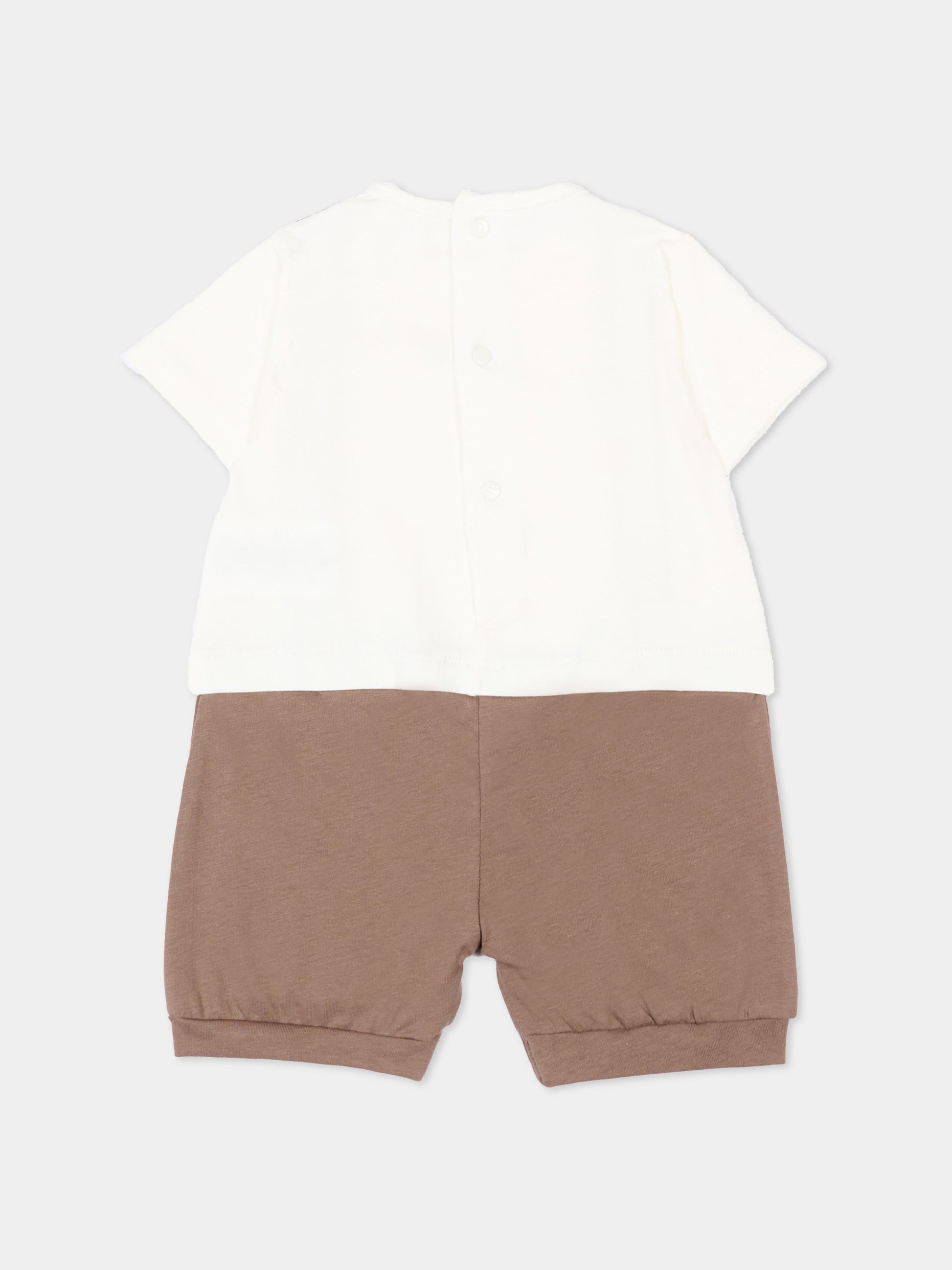 Pagliaccetto marrone per neonato,Nanán,E26160M