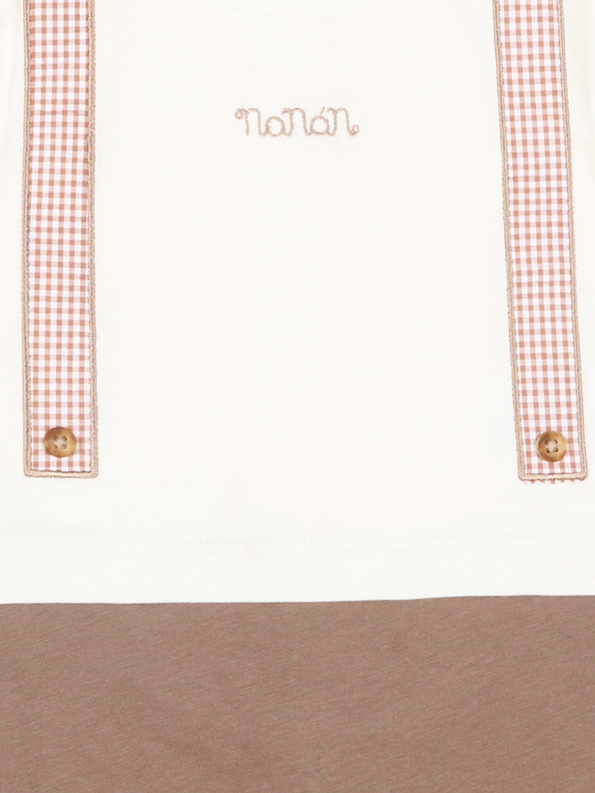 Pagliaccetto marrone per neonato,Nanán,E26160M