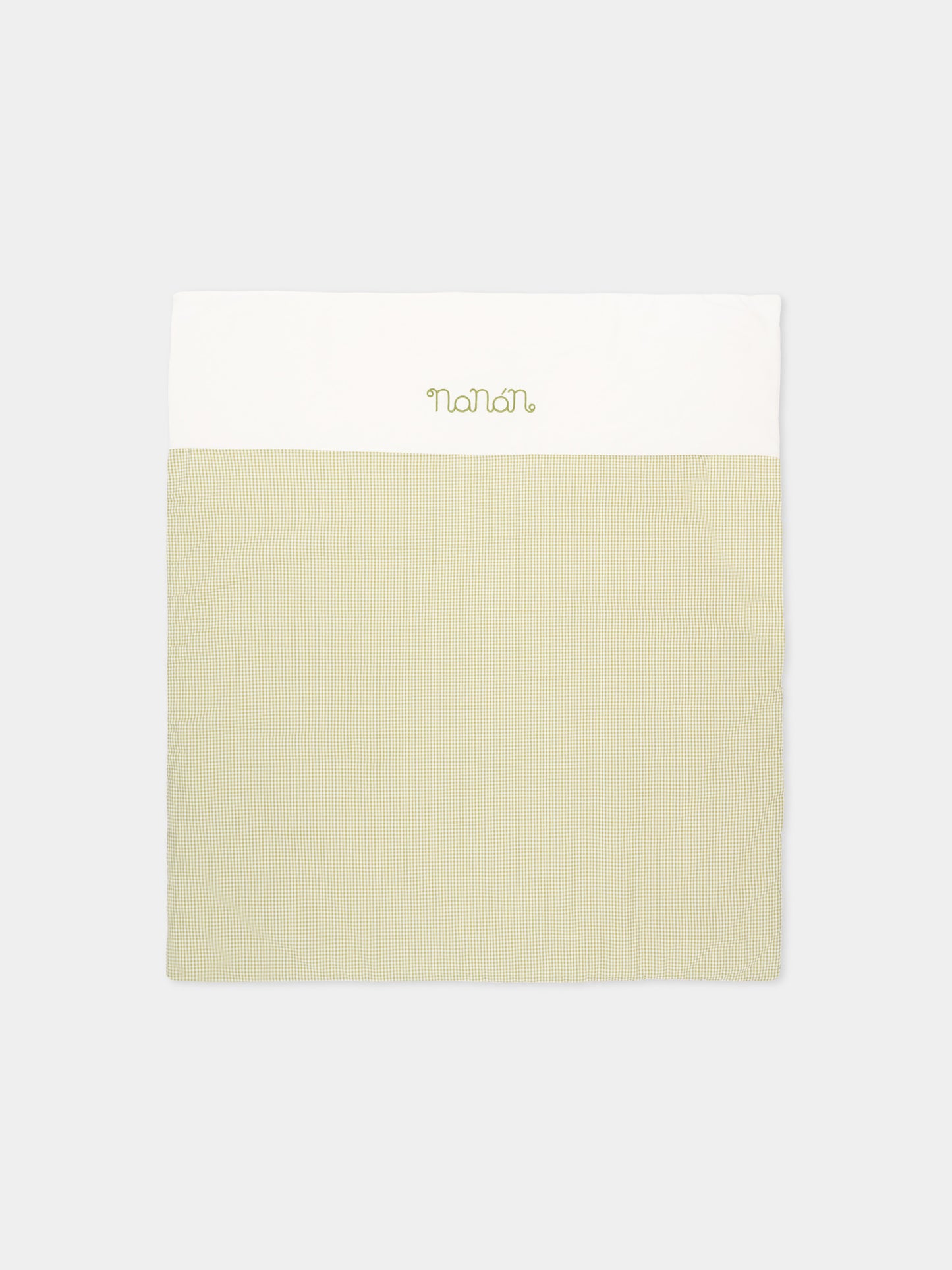 Coperta verde vichy per neonati,Nanán,E26163V