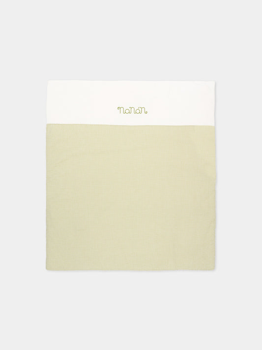 Coperta verde vichy per neonati,Nanán,E26163V