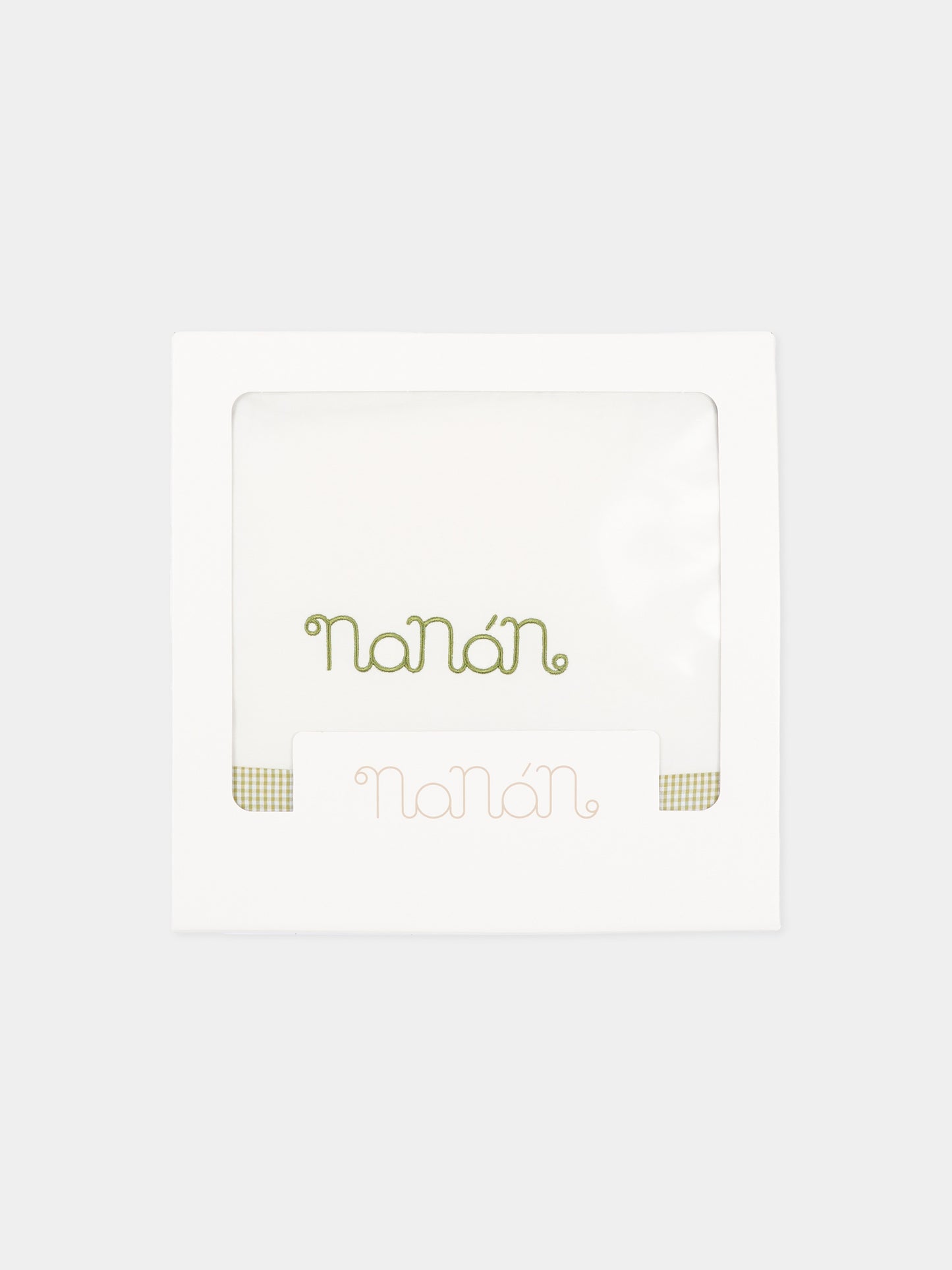 Coperta verde vichy per neonati,Nanán,E26163V