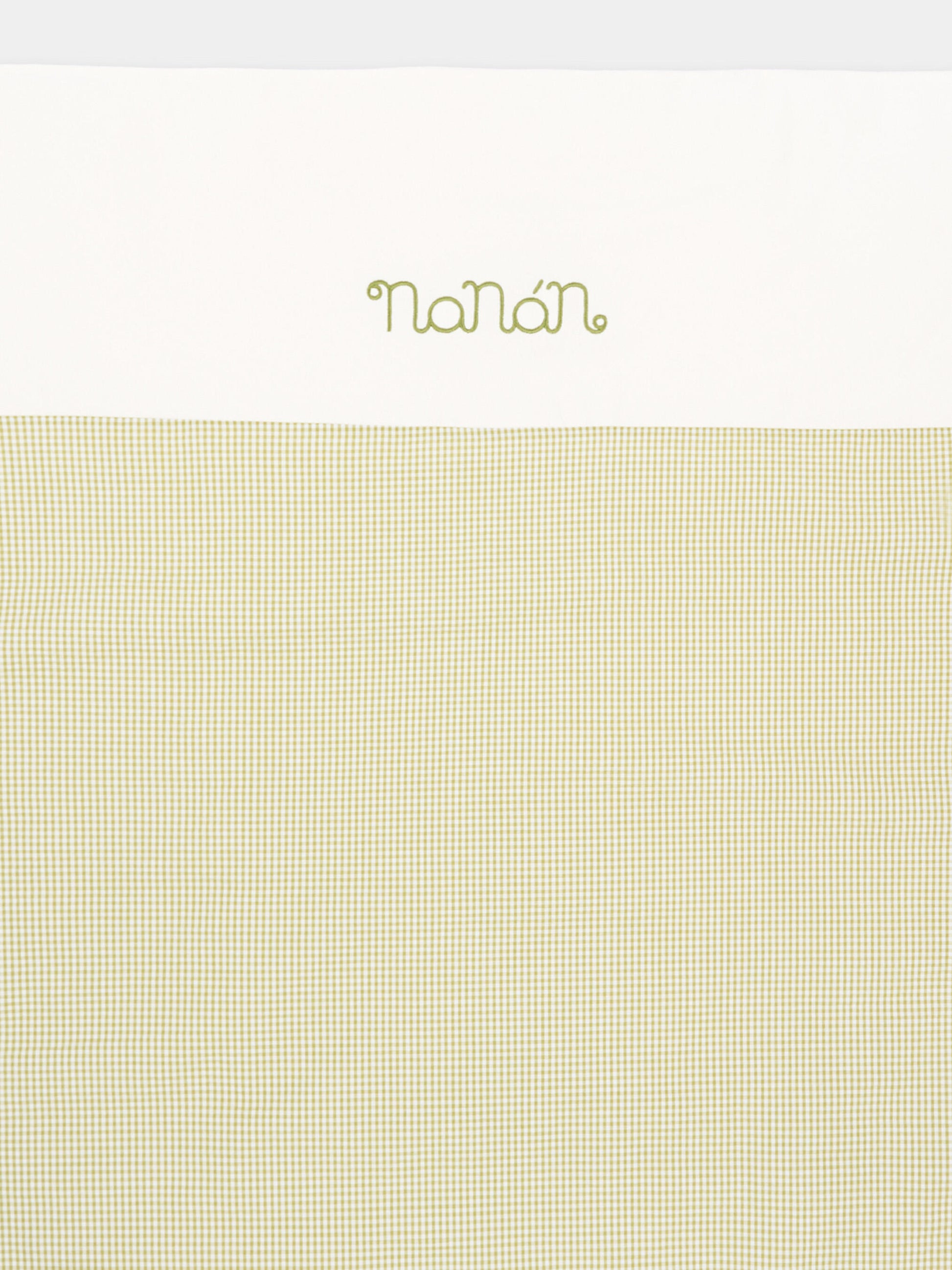 Coperta verde vichy per neonati,Nanán,E26163V