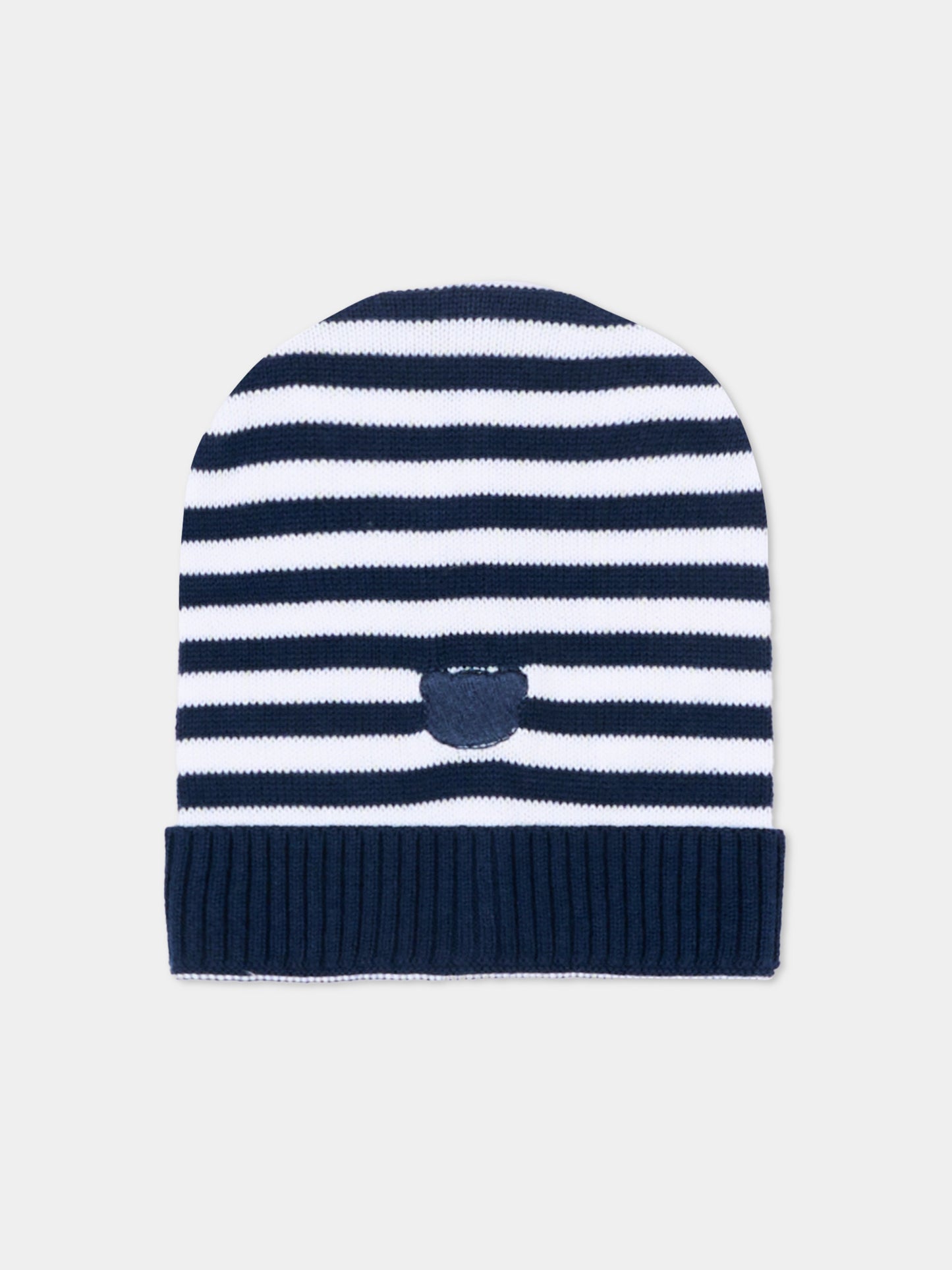 Cappello blu a righe per neonati,Nanán,E26006BL