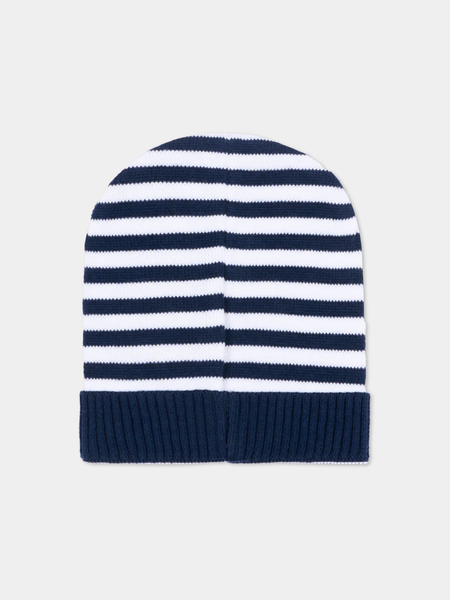 Cappello blu a righe per neonati,Nanán,E26006BL