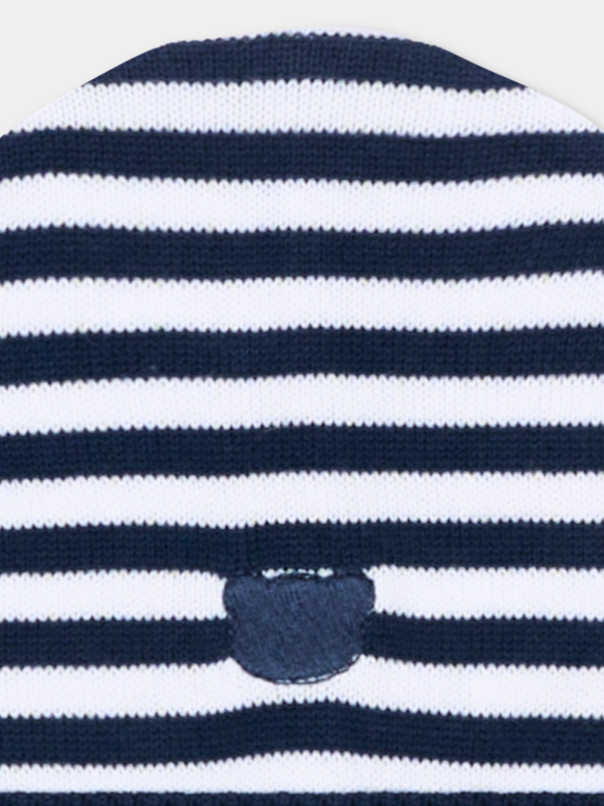 Cappello blu a righe per neonati,Nanán,E26006BL