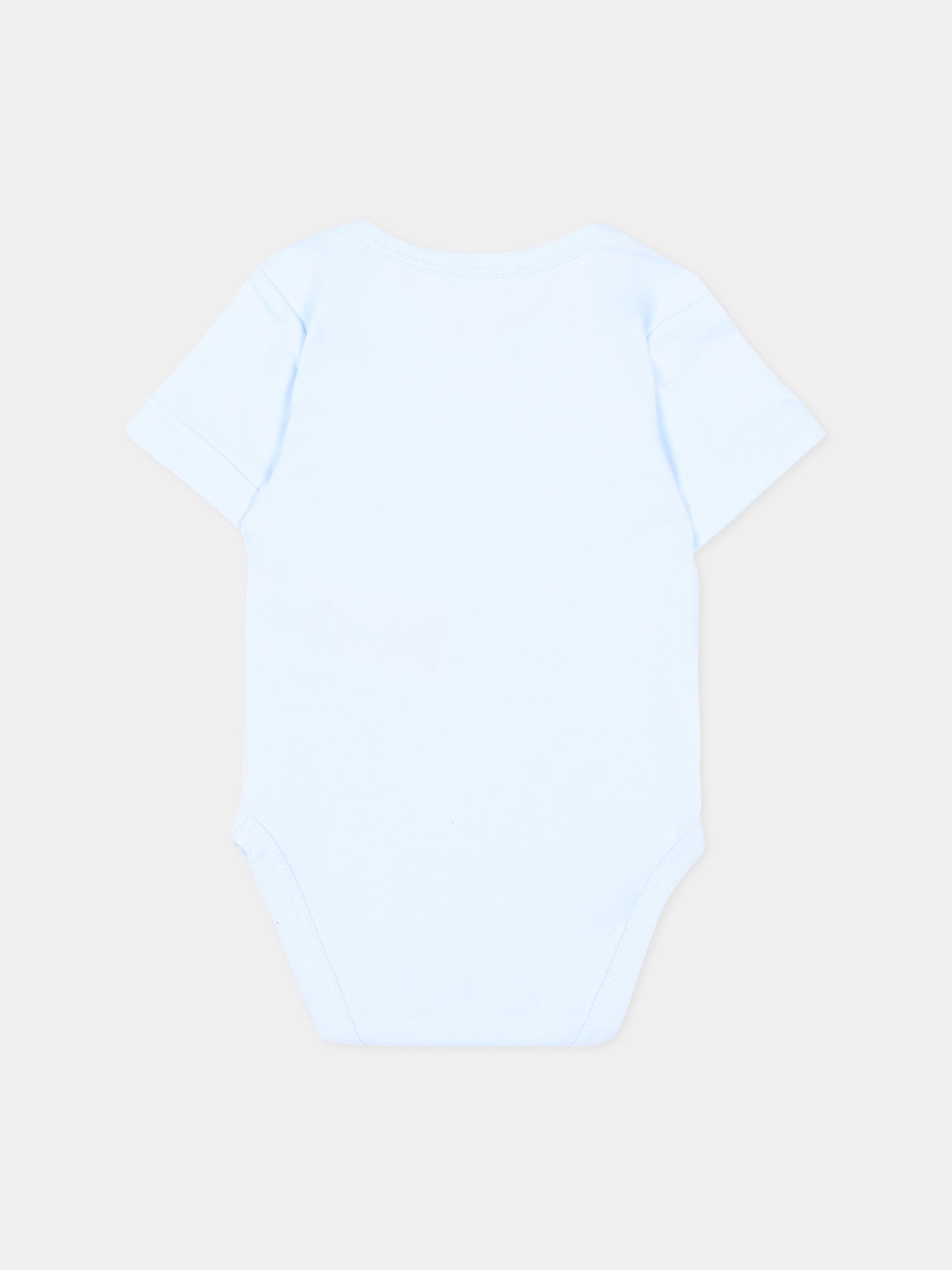 Body azzurro per neonato con orsetto,Nanán,E26014A