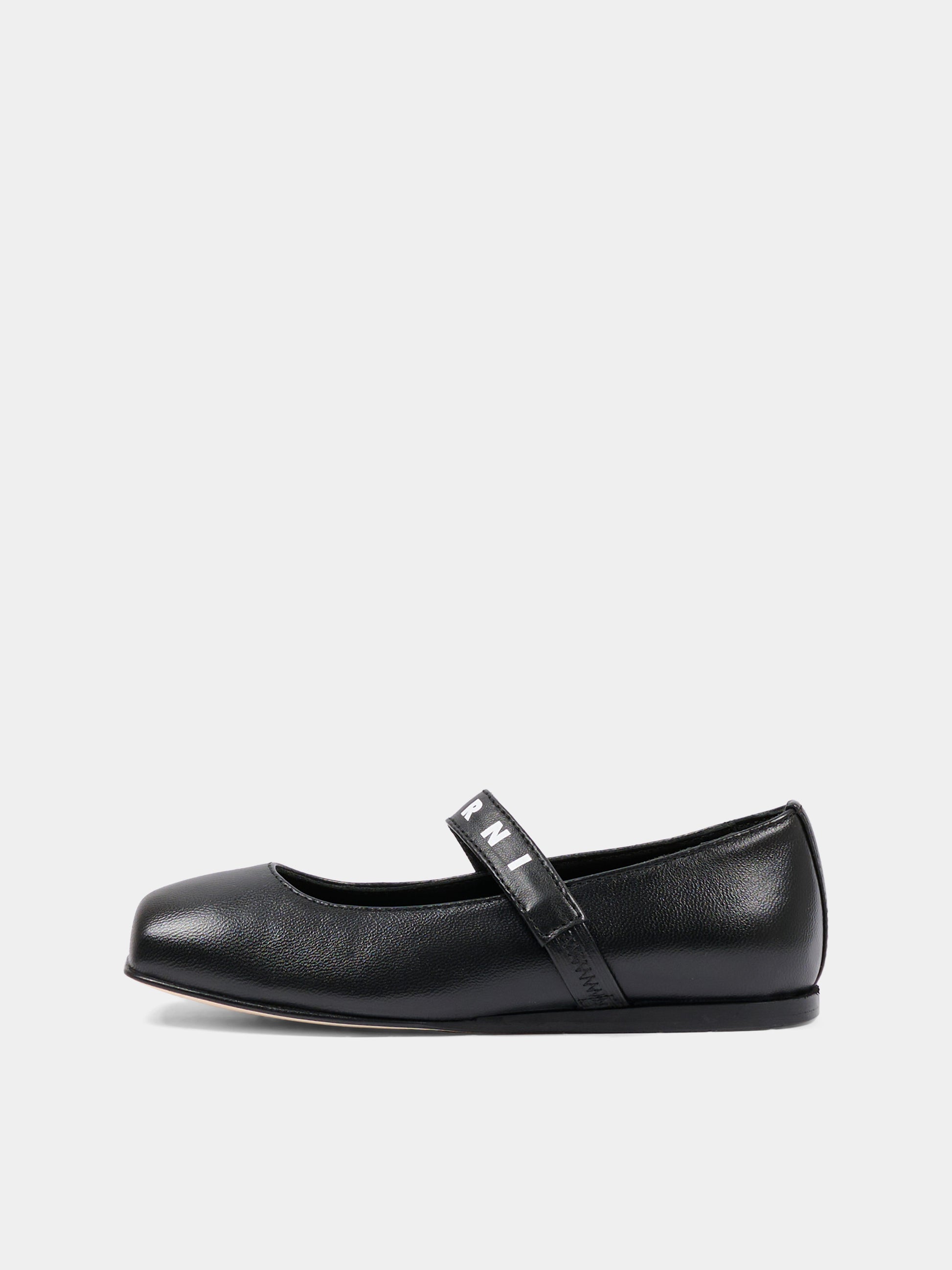 Ballerine nere per bambina,Marni Kids,82325 - VAR1