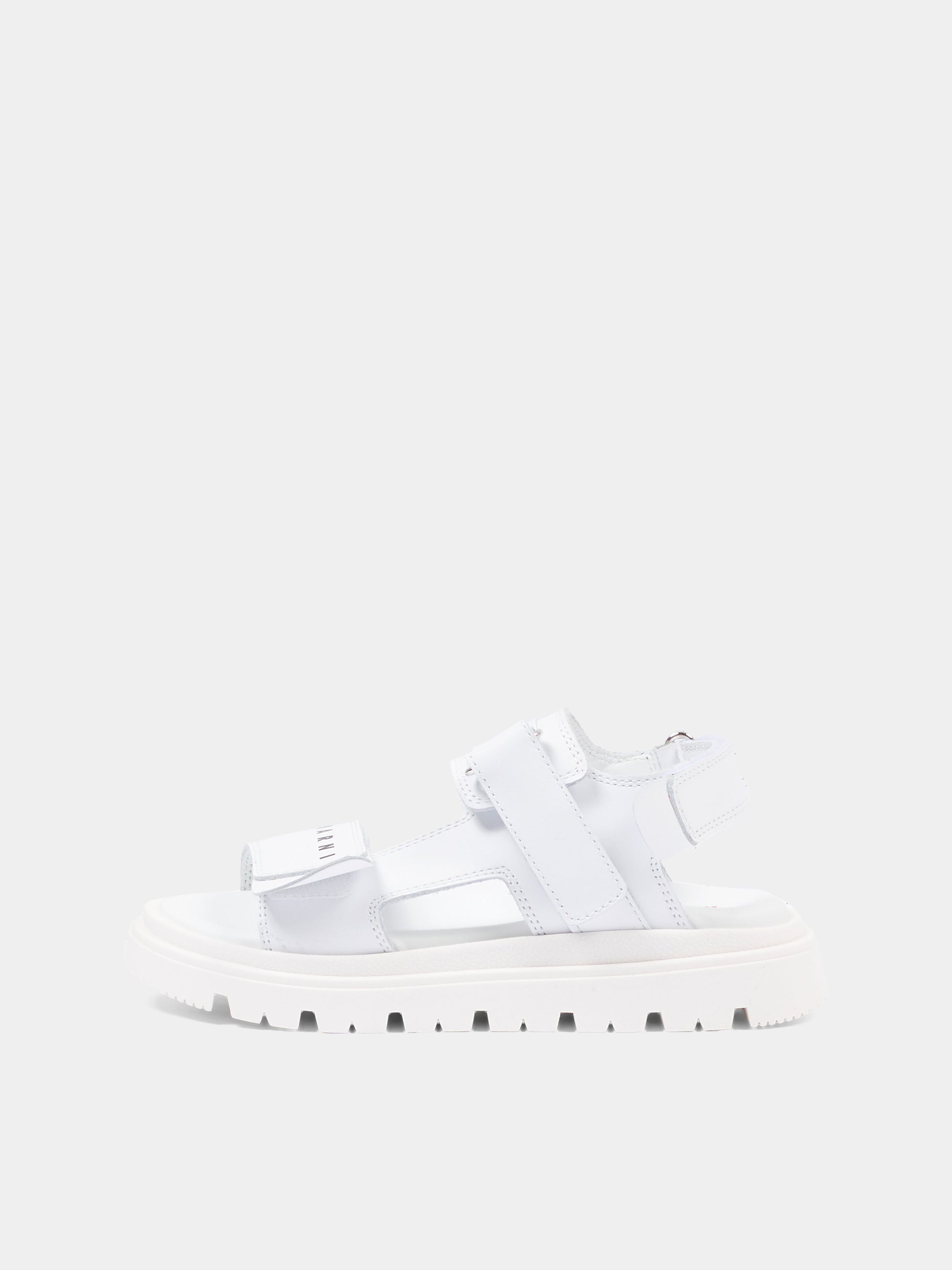 Sandalo bianco per bambina con logo,Marni Kids,82307 - VAR2