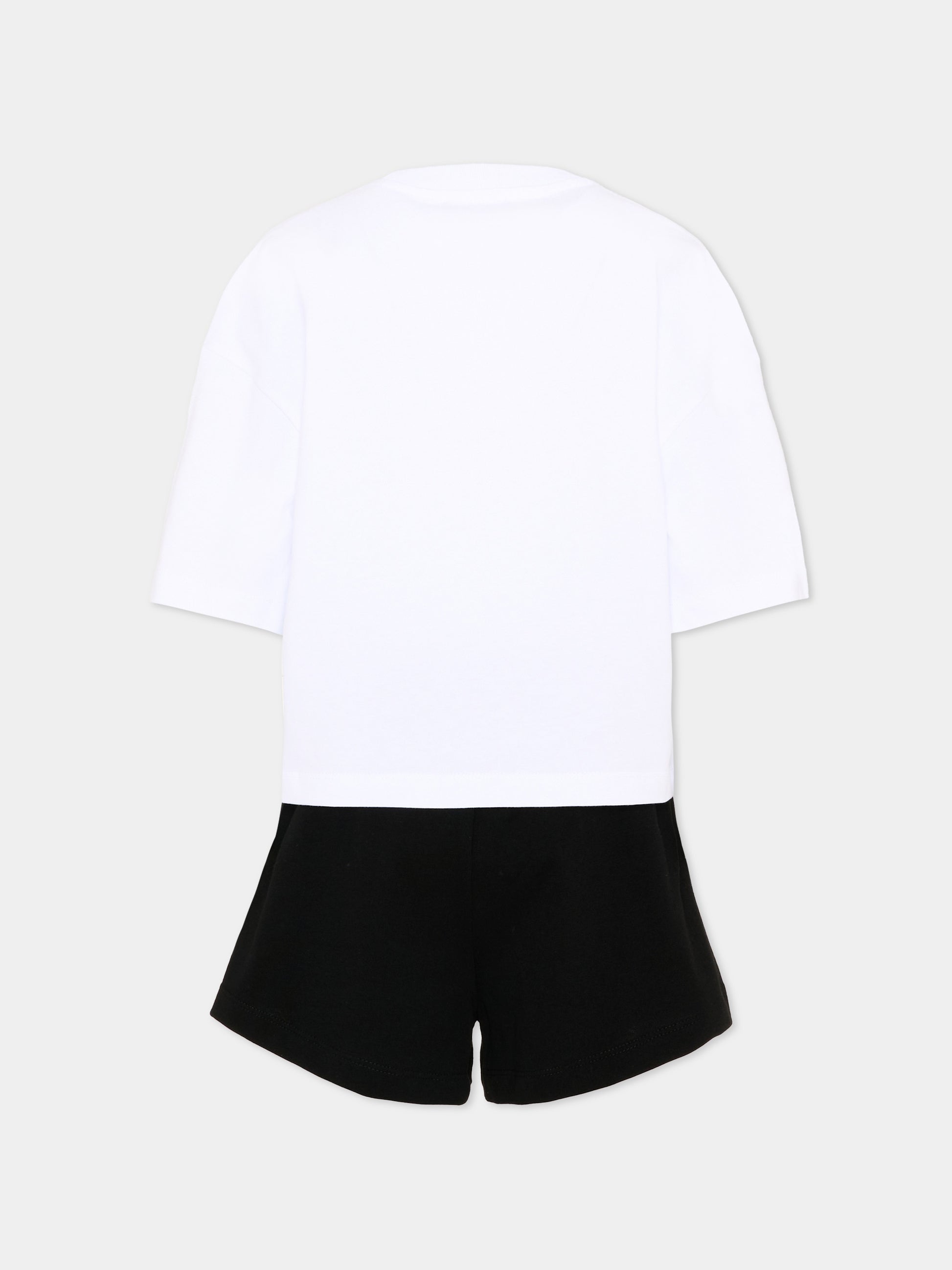 Completo sportivo multicolor per bambina con orsetto,Barrow,S6BKJGTR033 002/13