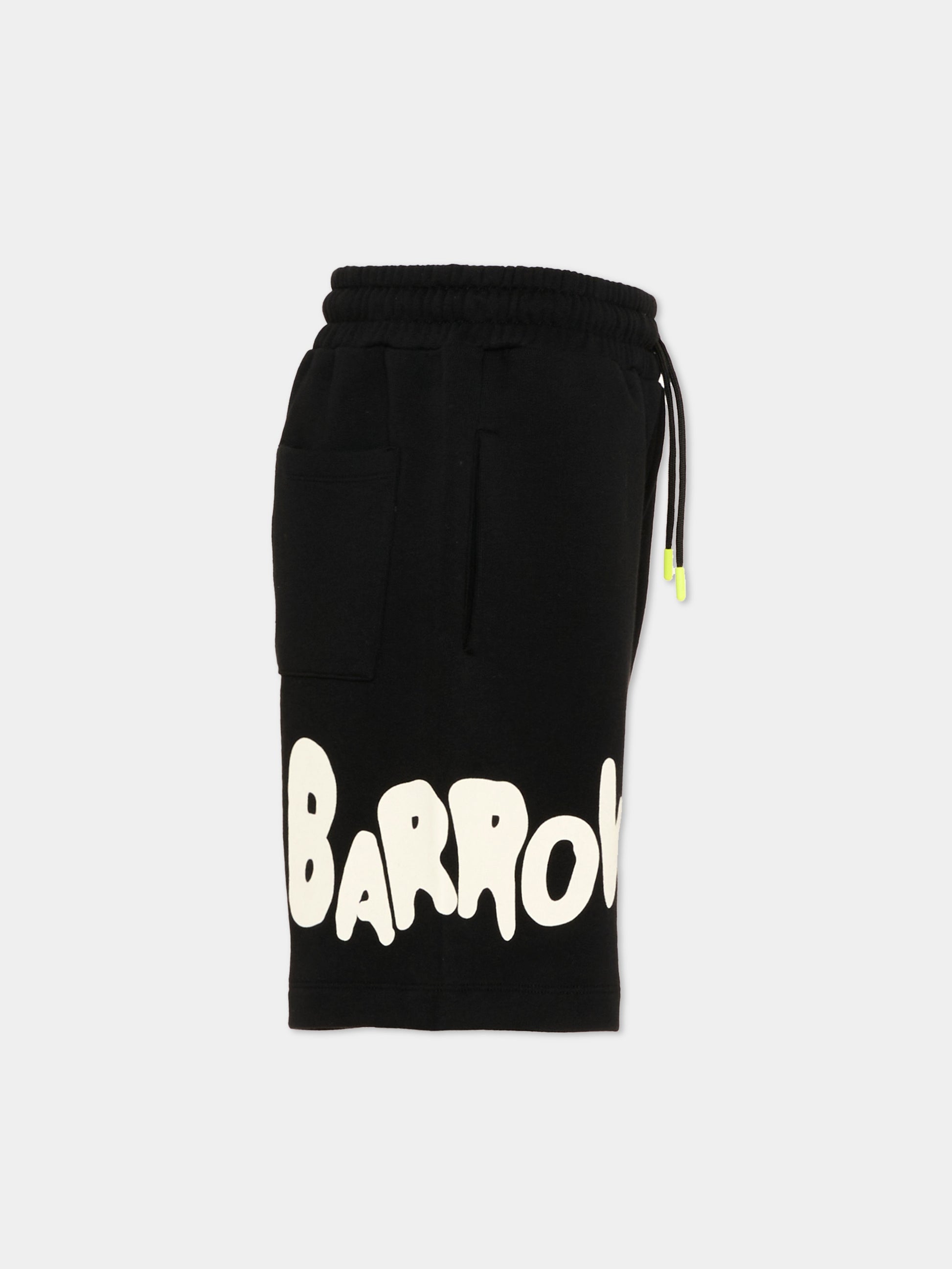 Shorts sportivi nero Barrow per bambini,Barrow,S6BKJUBE012 110