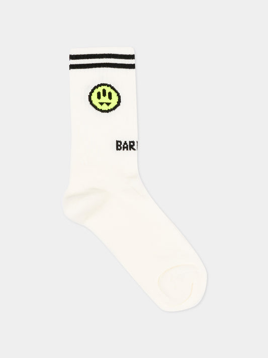 Calzini avorio per bambini con smile,Barrow,S6BKJUSO027 002