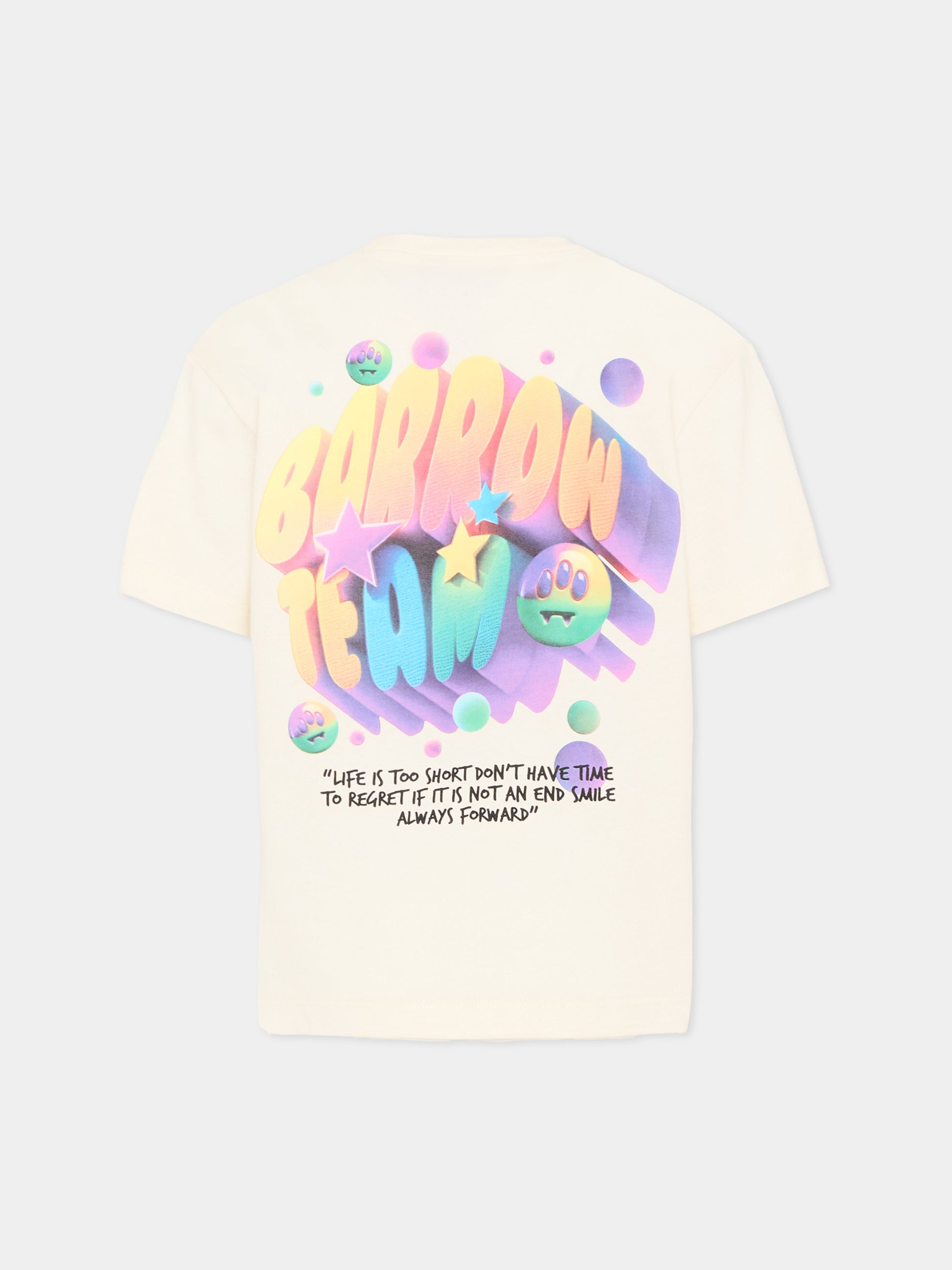 T-Shirt avorio per bambini Barrow Team,Barrow,S6BKJUTH061 013