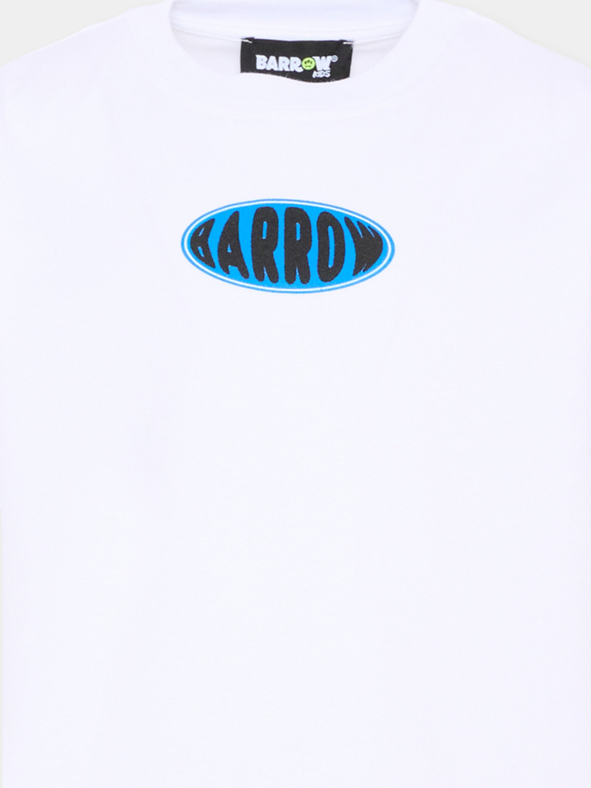 T-Shirt bianca per bambino con orsetto,Barrow,S6BKJUTH074 002