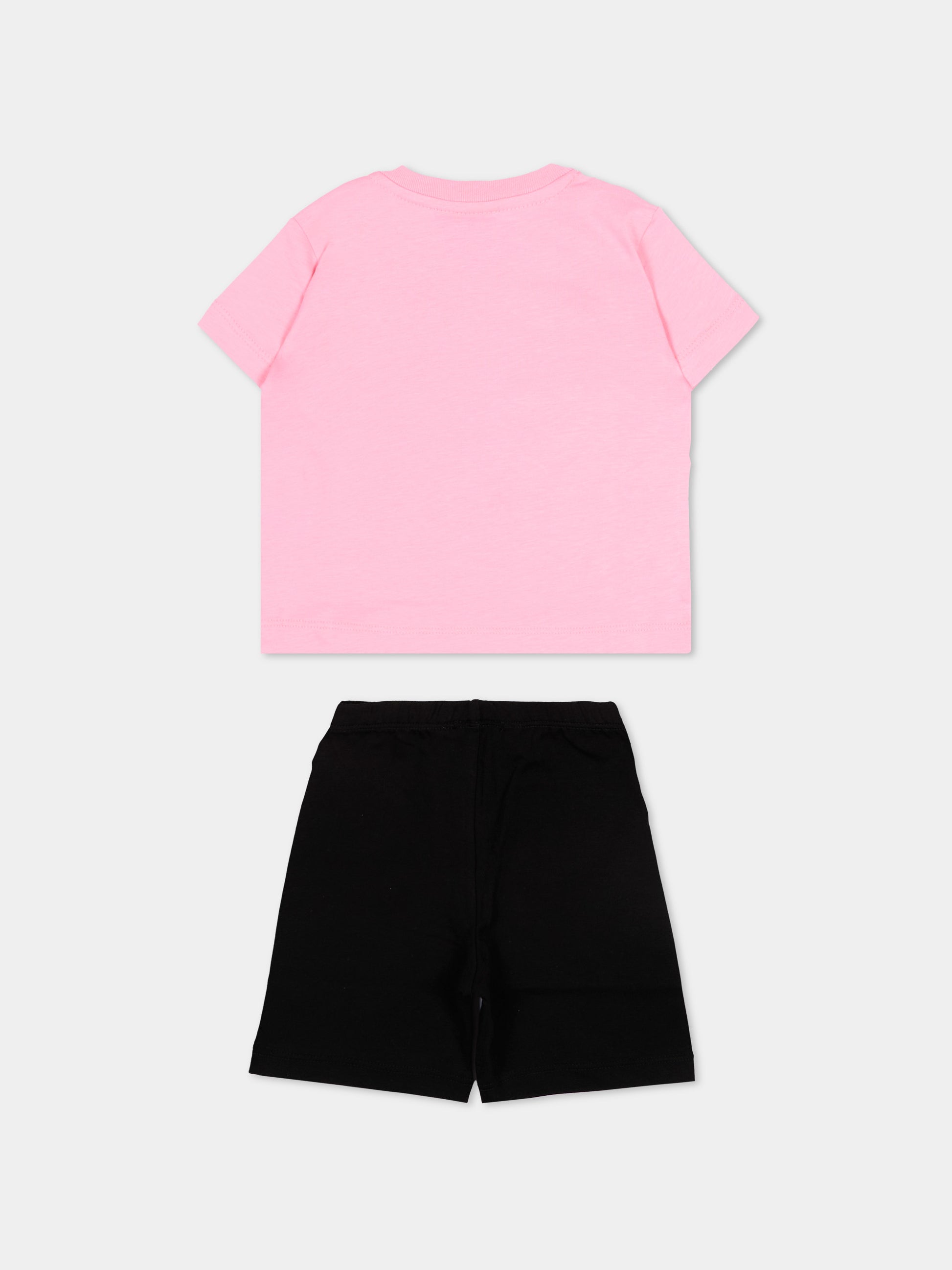 Completo sportivo rosa per neonata con Teddy Bear,Barrow,S6BKNGTL202 311/01