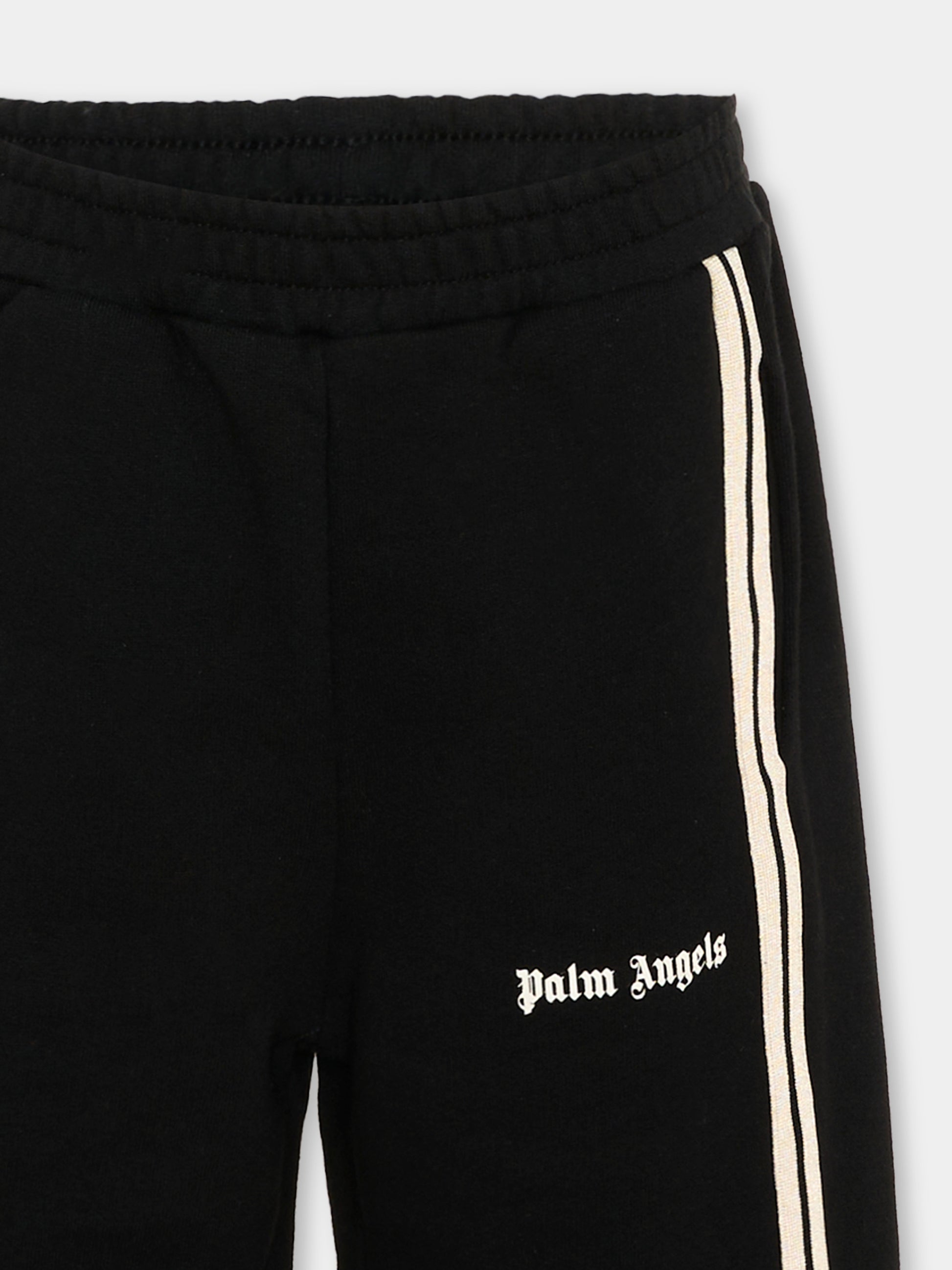 Pantaloni sportivi neri Palm Angels,Palm Angels,PBCH012S26FLE001 110