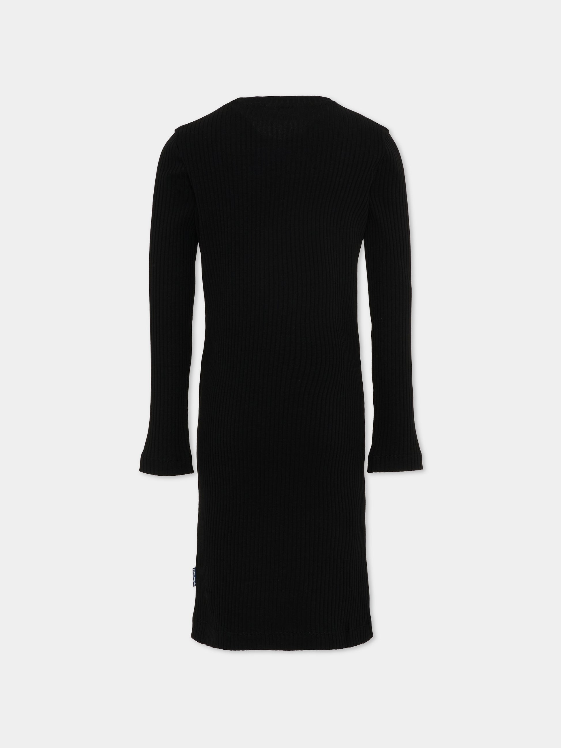 Vestito nero Palm Angels per bambina,Palm Angels,PGDB025S26JER001 110