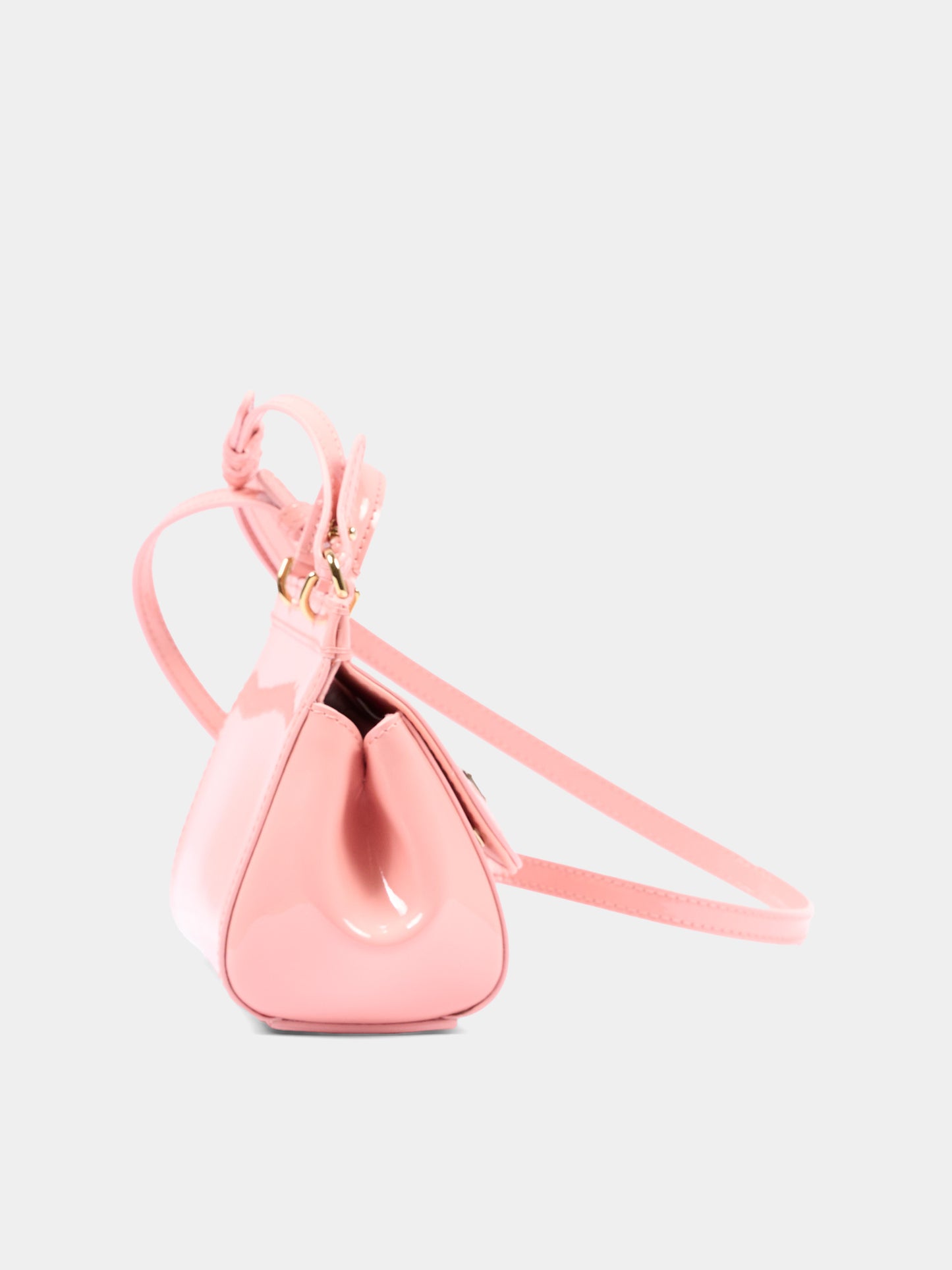 Borsa rosa Sicily Mini per bambina con logo,Dolce & Gabbana Kids,EB0003 A1067 88438