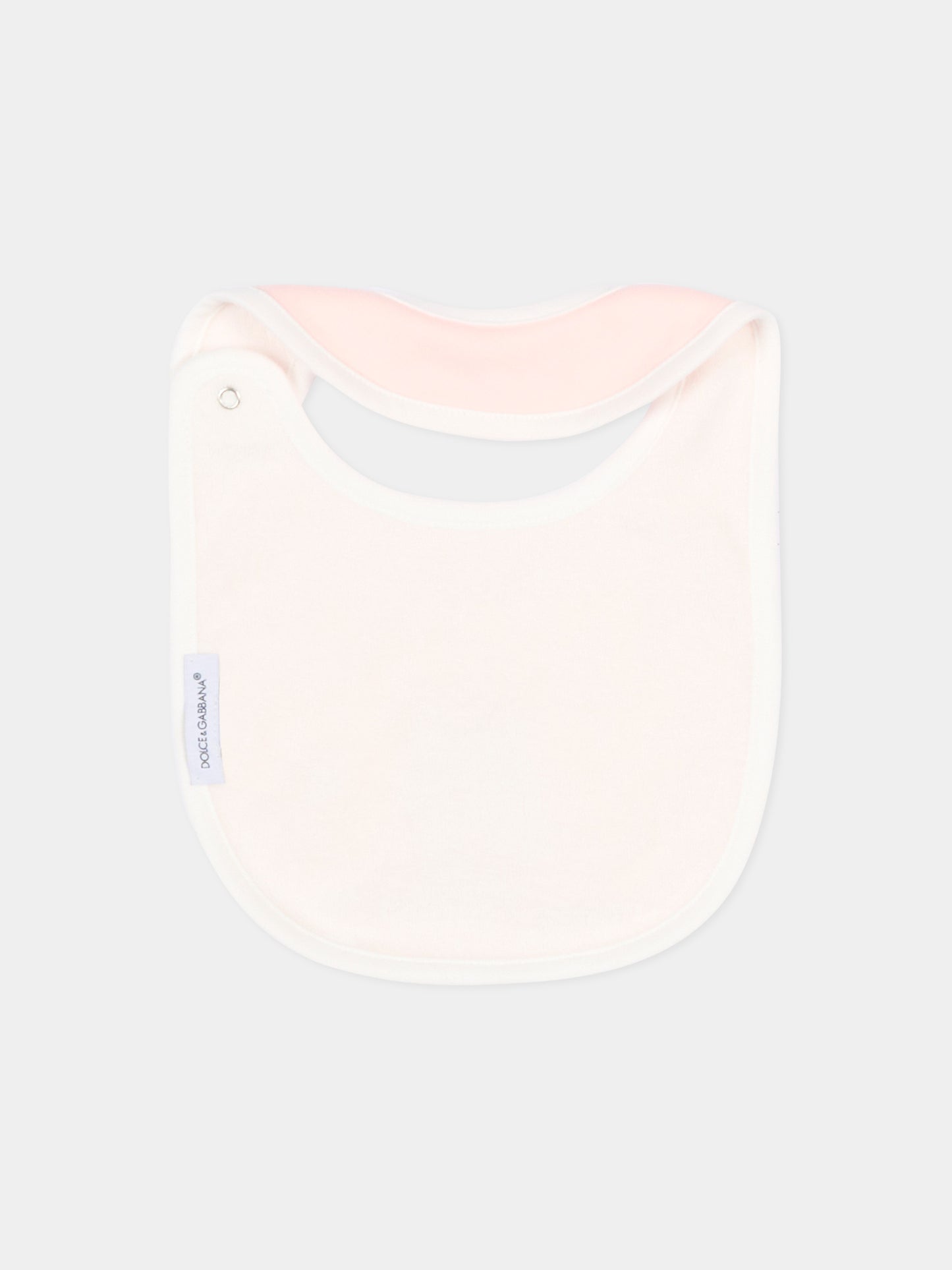 Set tutina rosa per neonata con logo,Dolce & Gabbana Kids,L2JO4T G7PNO S9000