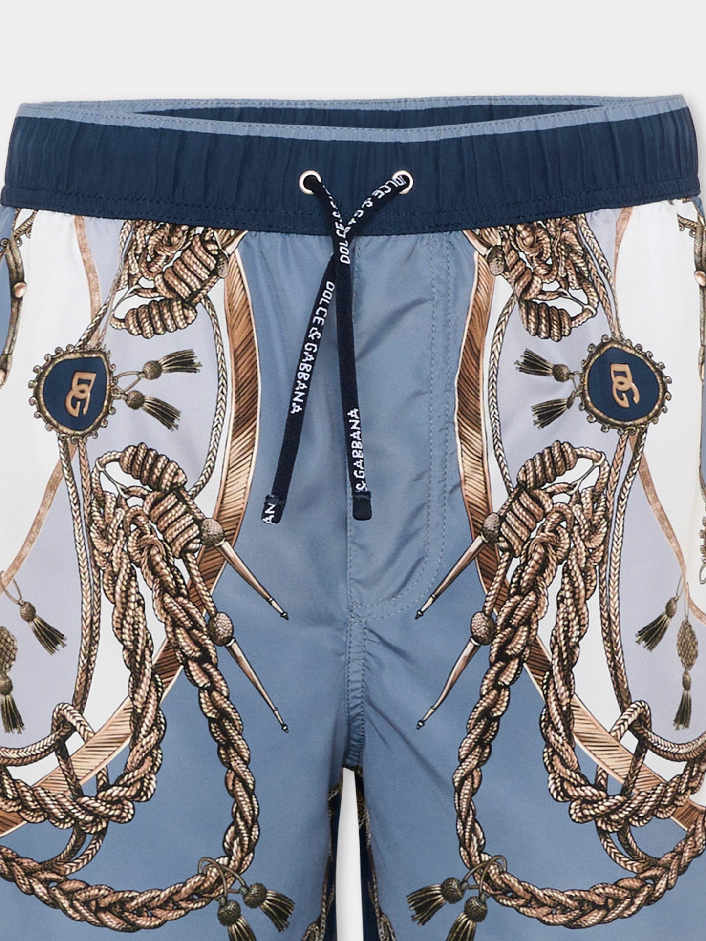 Boxer mare multicolor per bambino stampa marina,Dolce & Gabbana Kids,L4J850 ON0CO HT5XB