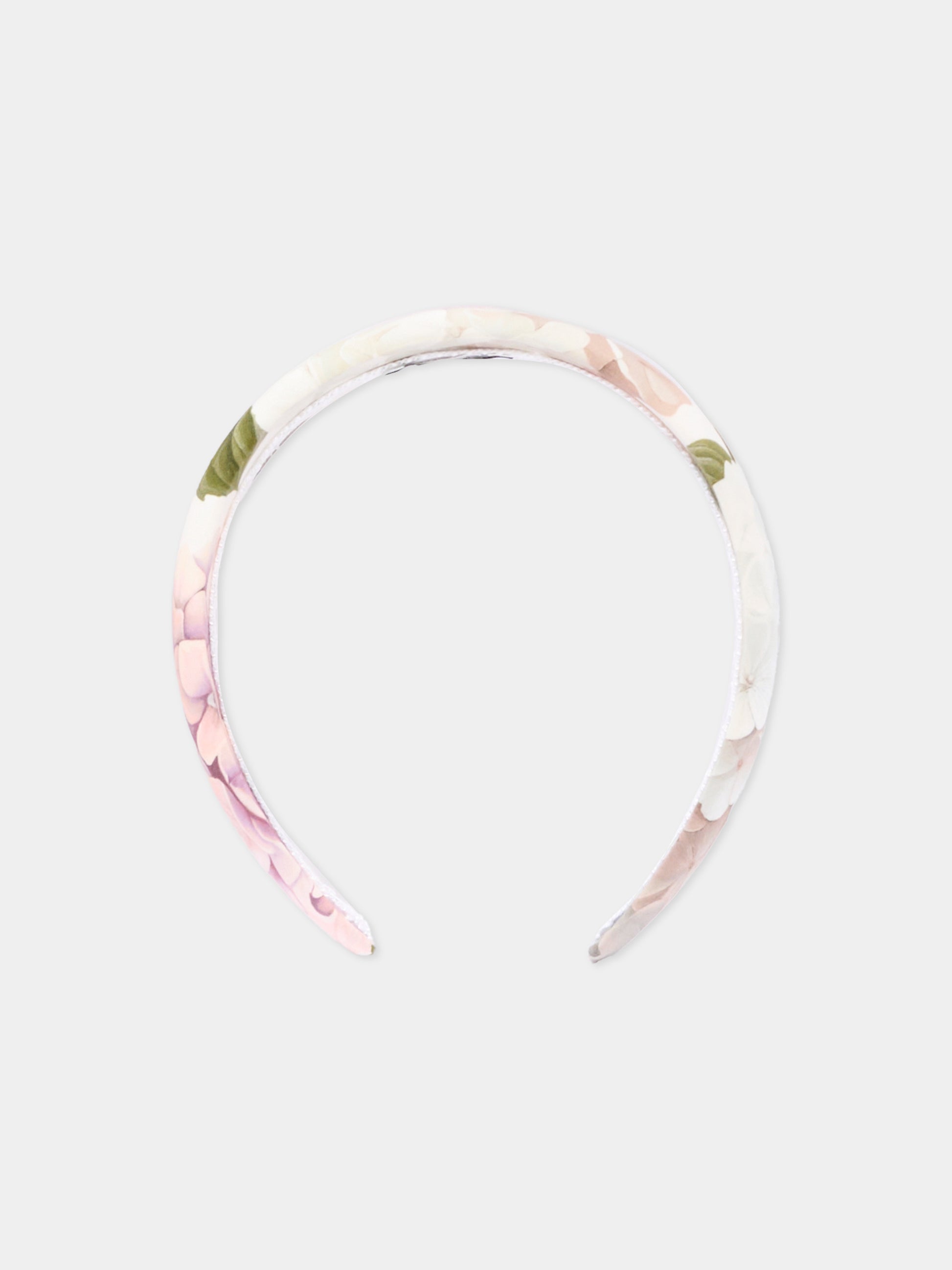 Cerchietto multicolor per bambina floreale,Dolce & Gabbana Kids,LB3L54 HS5T6 HA5XG