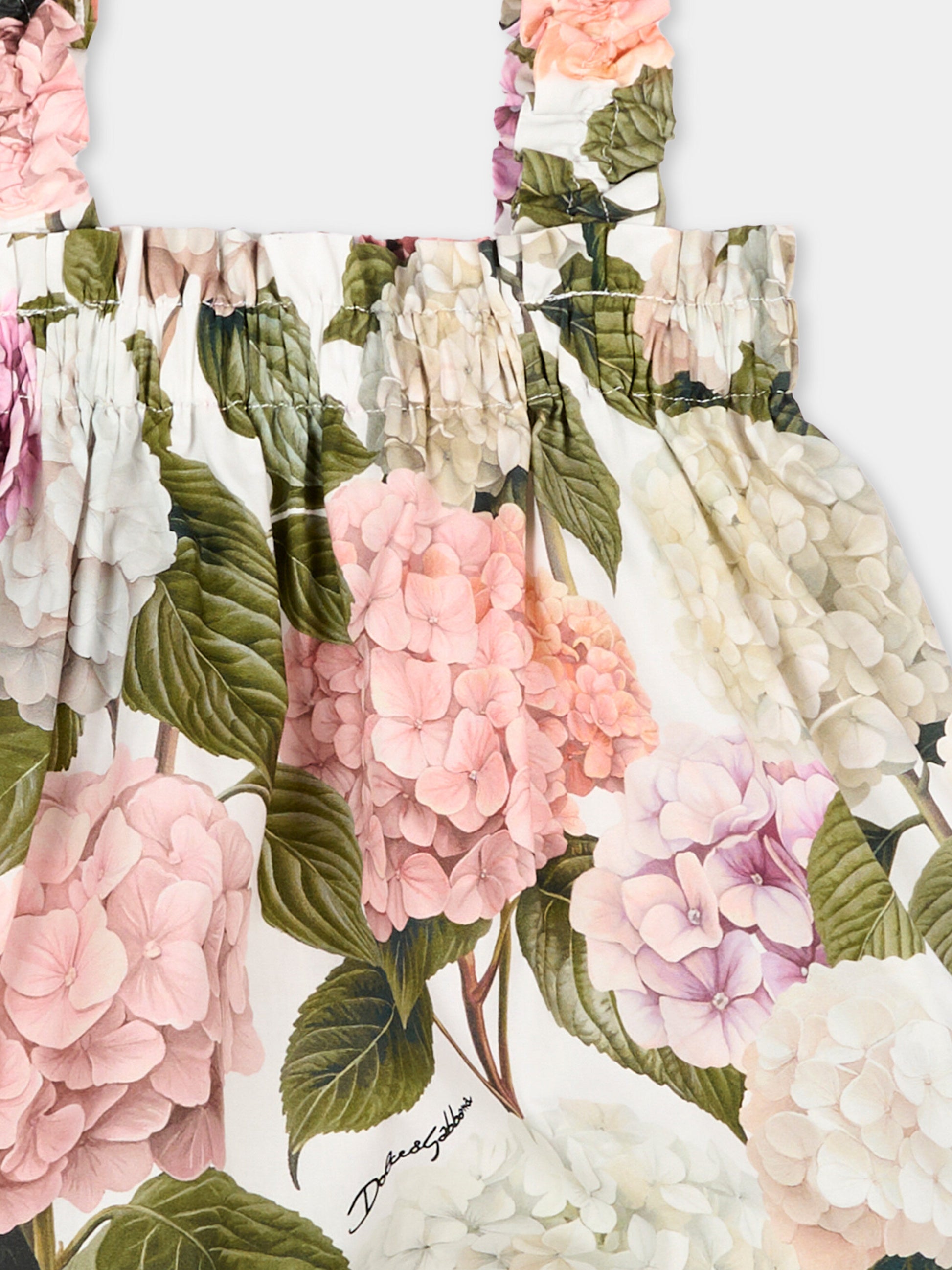 Pagliaccetto multicolor per neonata floreale,Dolce & Gabbana Kids,L22O08 HS5UG HA5XG