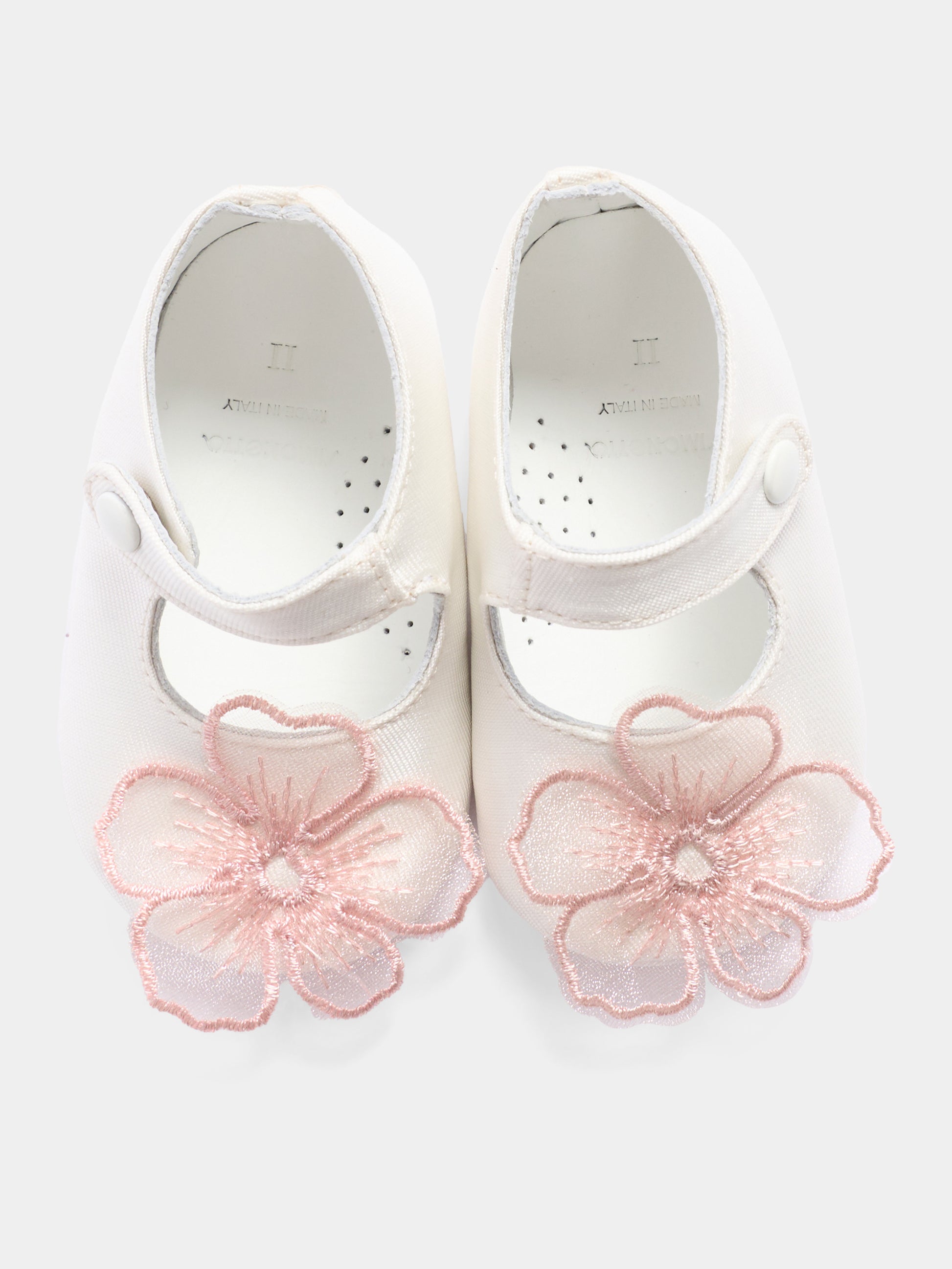 Ballerine avorio per neonata con fiore,Simonetta,SY0016-S0251 102