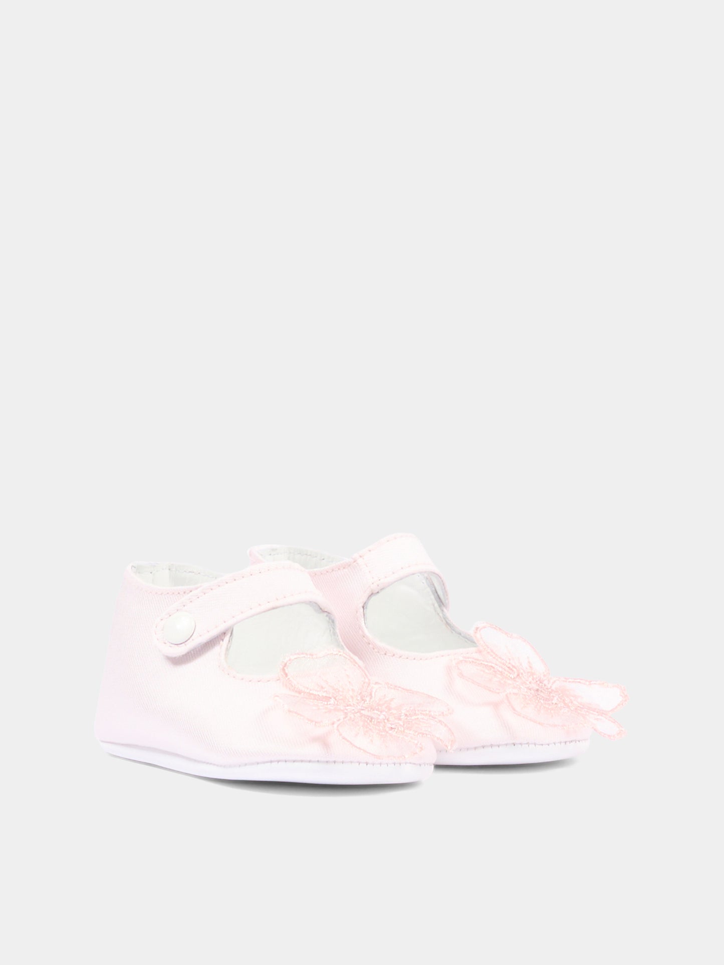 Ballerine rosa per neonata con fiore,Simonetta,SY0016-S0251 515