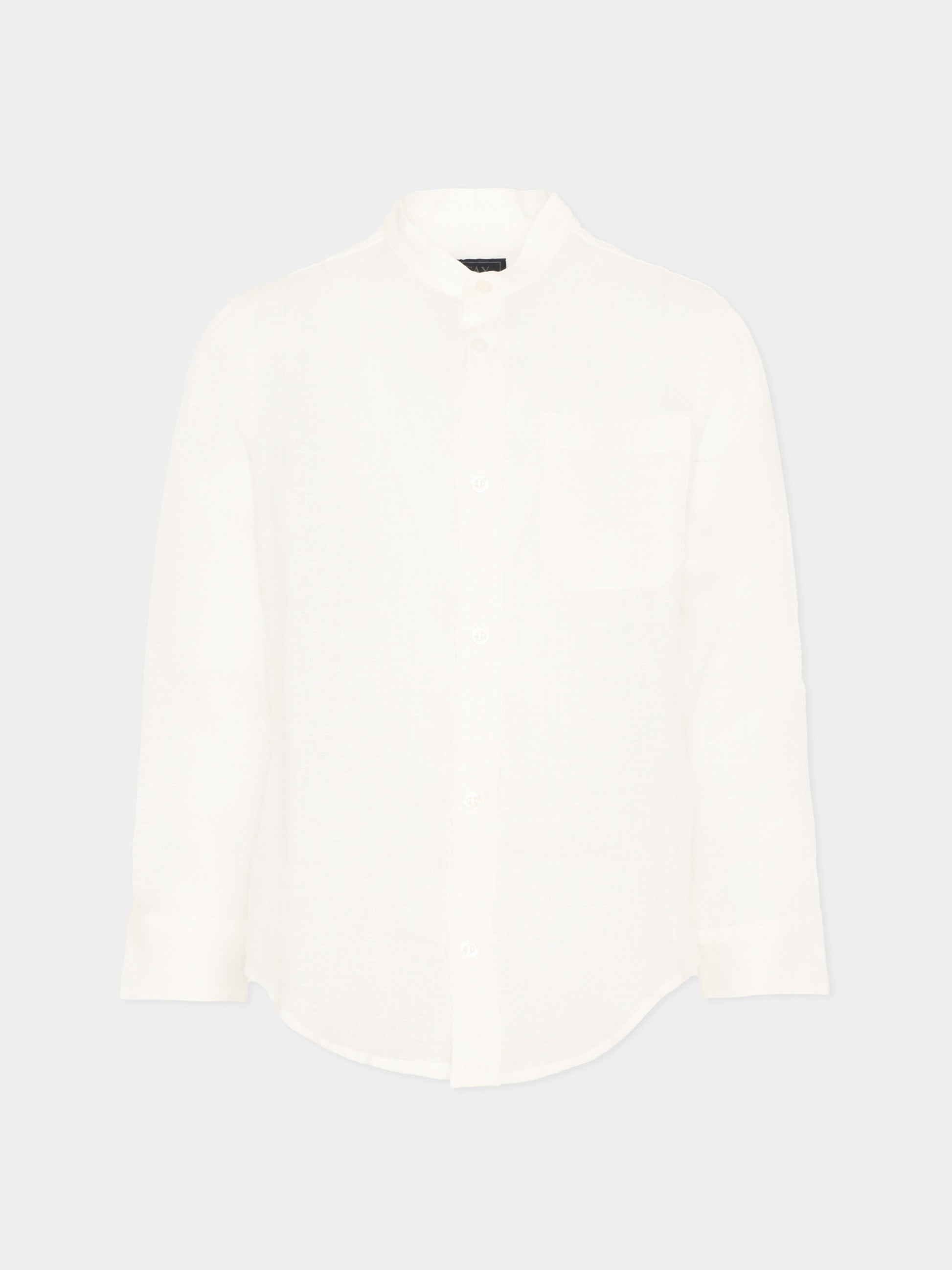 Camicia avorio in lino per bambino,Fay Kids,FY5P20 Z3681 101