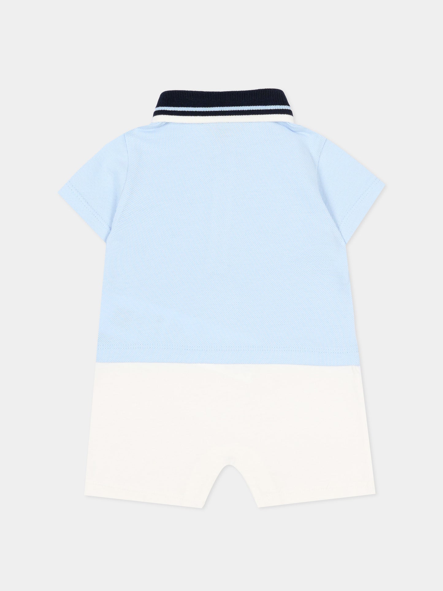 Pagliaccetto multicolor per neonato con logo,Fay Kids,FYB501 Z3707 652AV