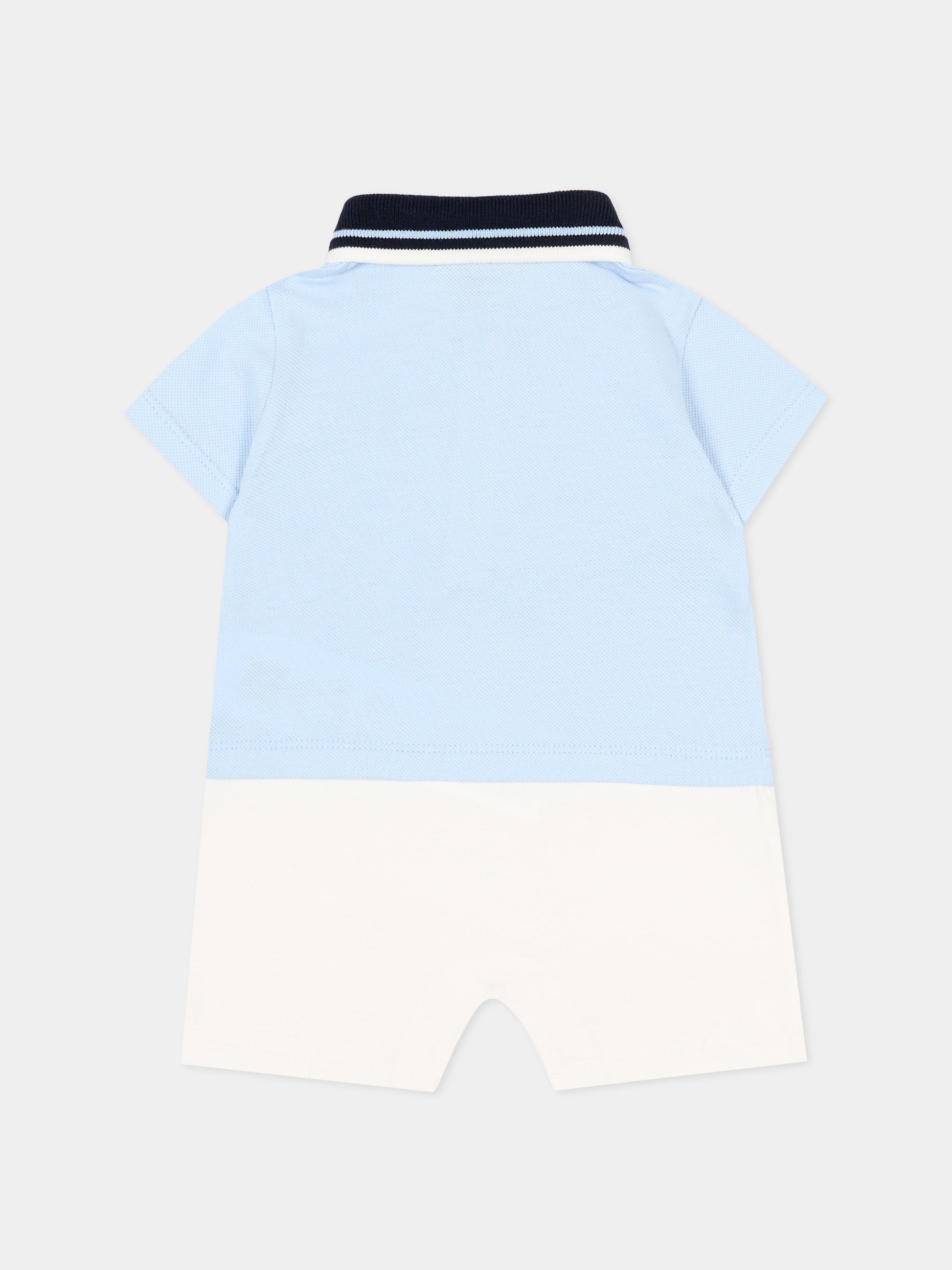 Pagliaccetto multicolor per neonato con logo,Fay Kids,FYB501 Z3707 652AV