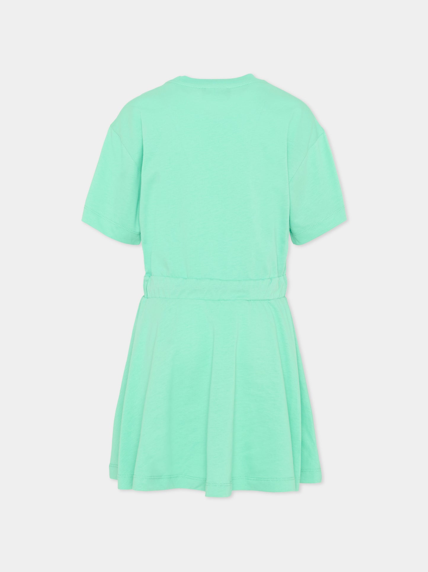 Vestito verde per bambina con orsetto,Barrow,S6BKJGDR024 087