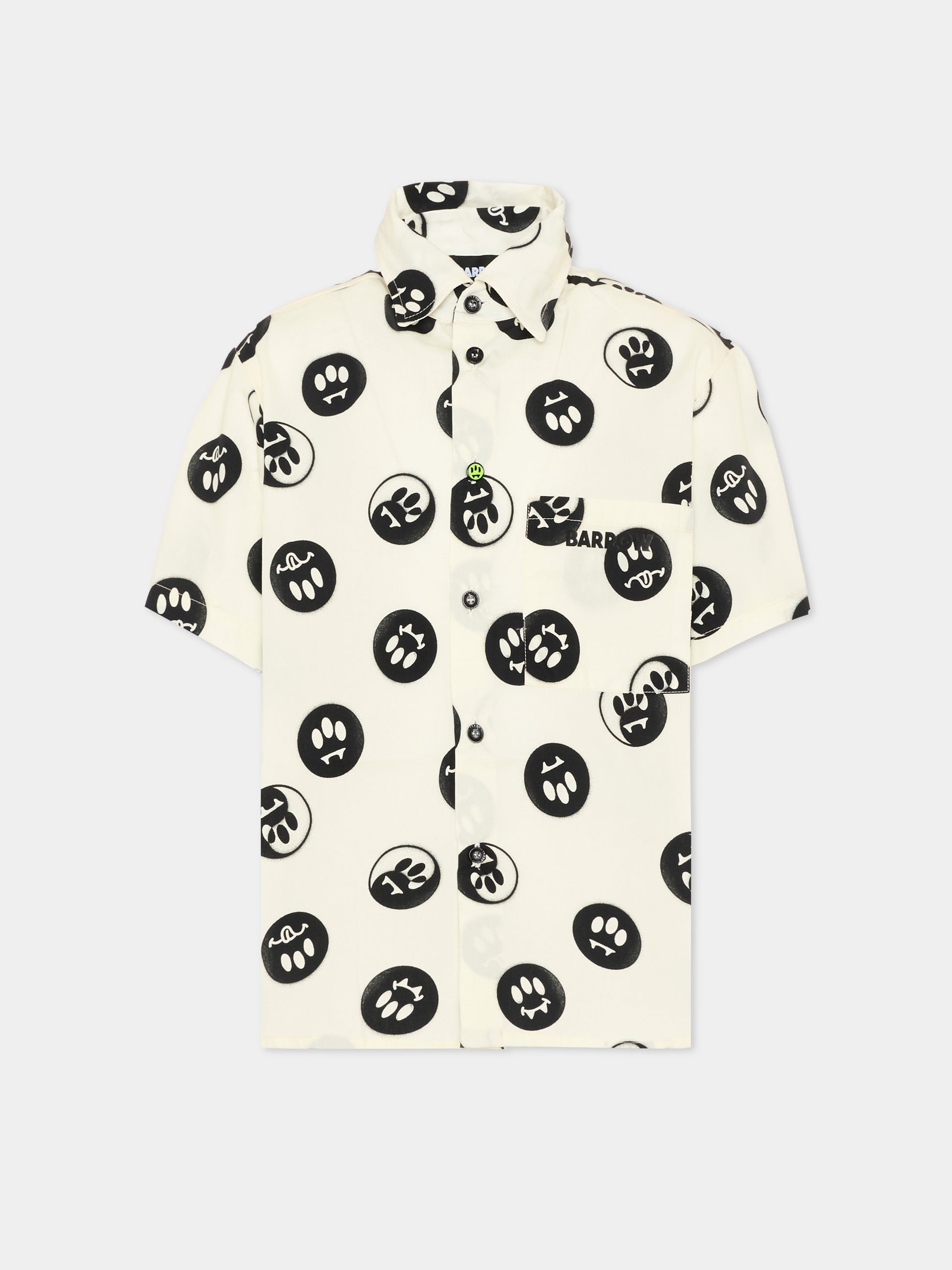 Camicia avorio per bambino con smile,Barrow,S6BKJUSI050 013