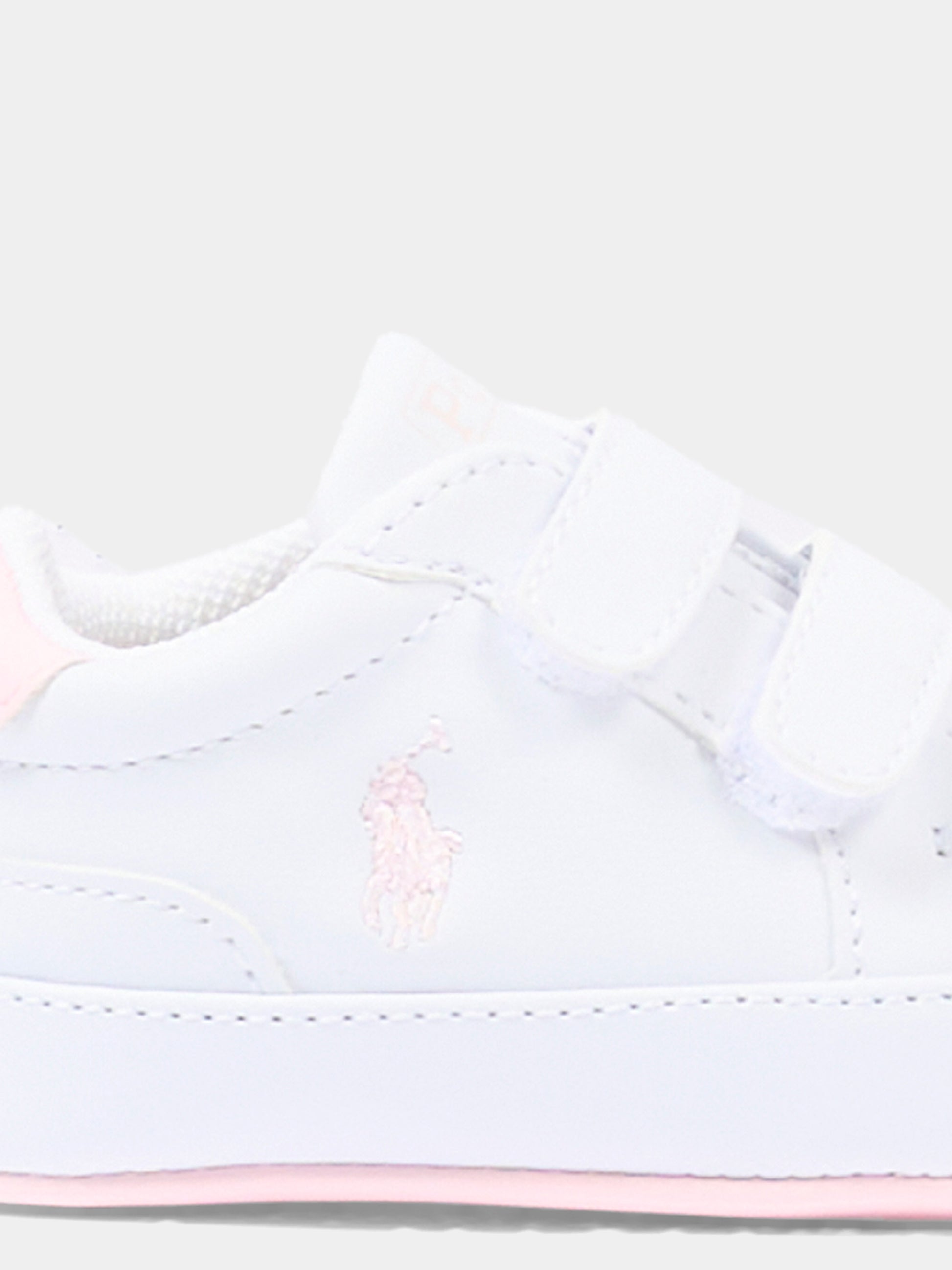 Sneakers bianche per neonati con Polo Pony,Ralph Lauren Kids,RL100733