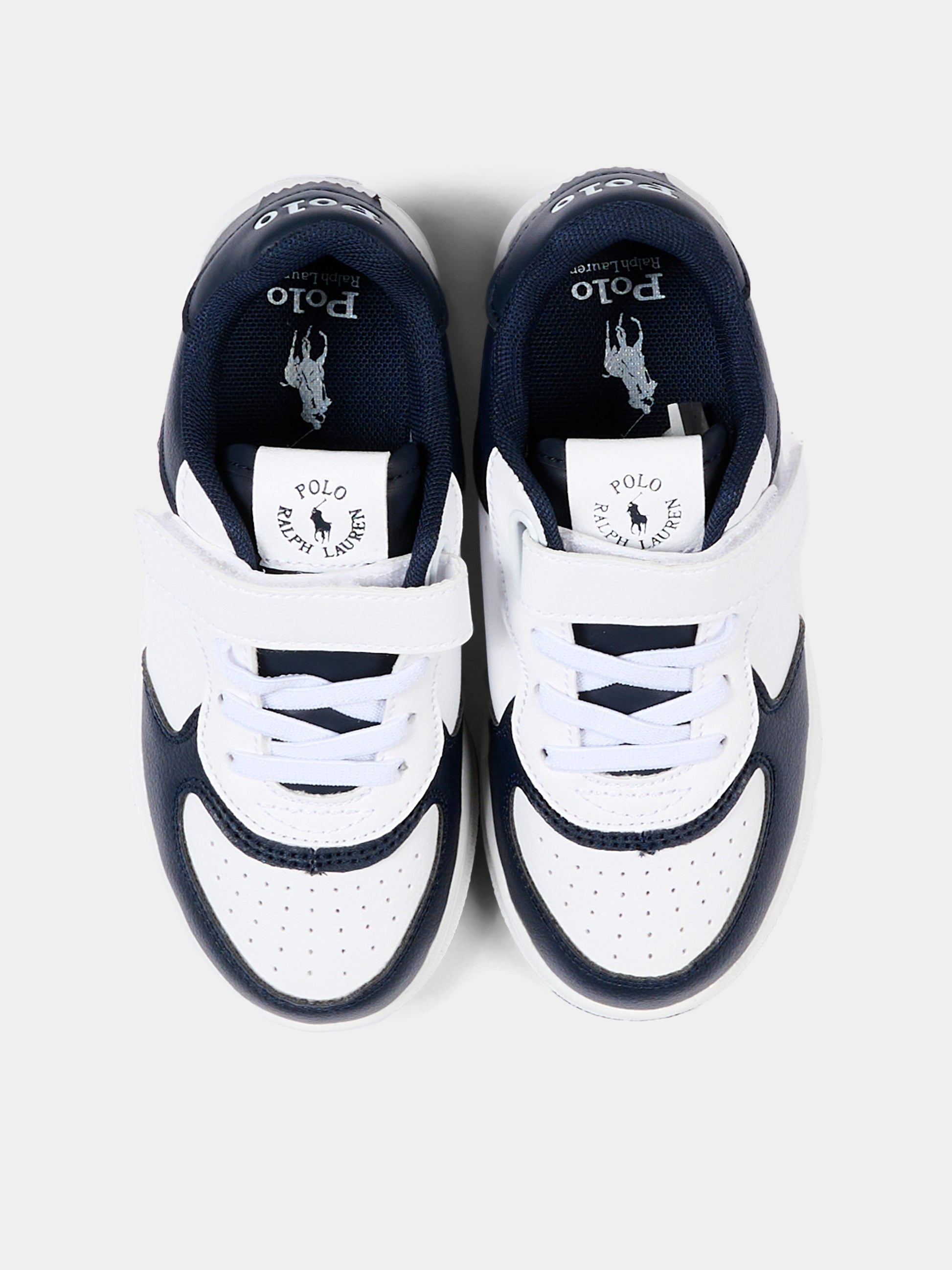 Sneakers blu per bambino con Polo Pony,Ralph Lauren Kids,RL01242111