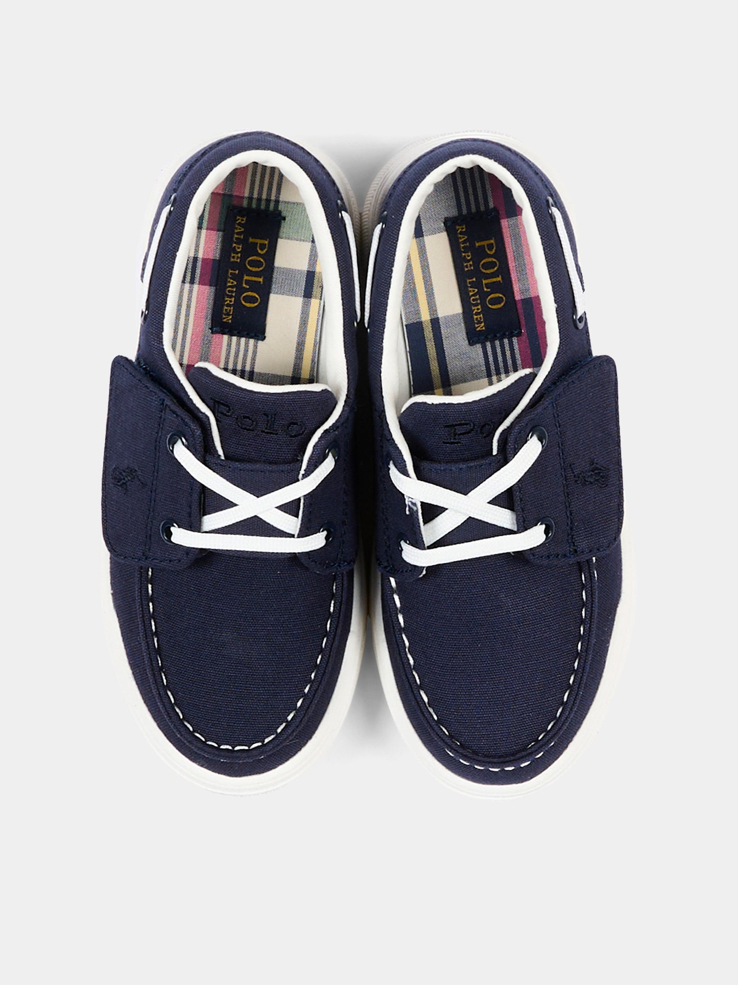 Mocassini blu per bambino con Polo Pony,Ralph Lauren Kids,RL04223411
