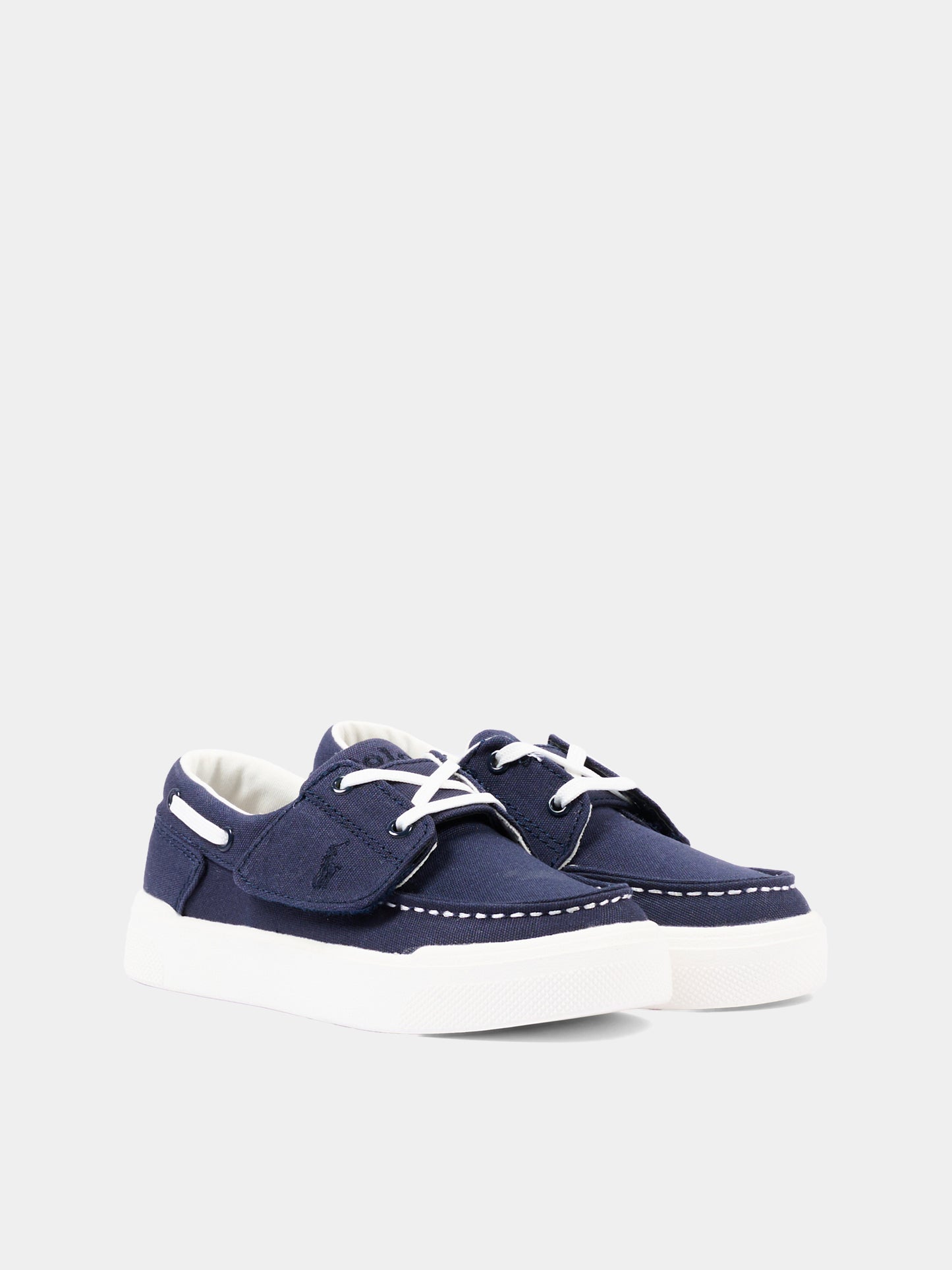Mocassini blu per bambino con Polo Pony,Ralph Lauren Kids,RL04223411