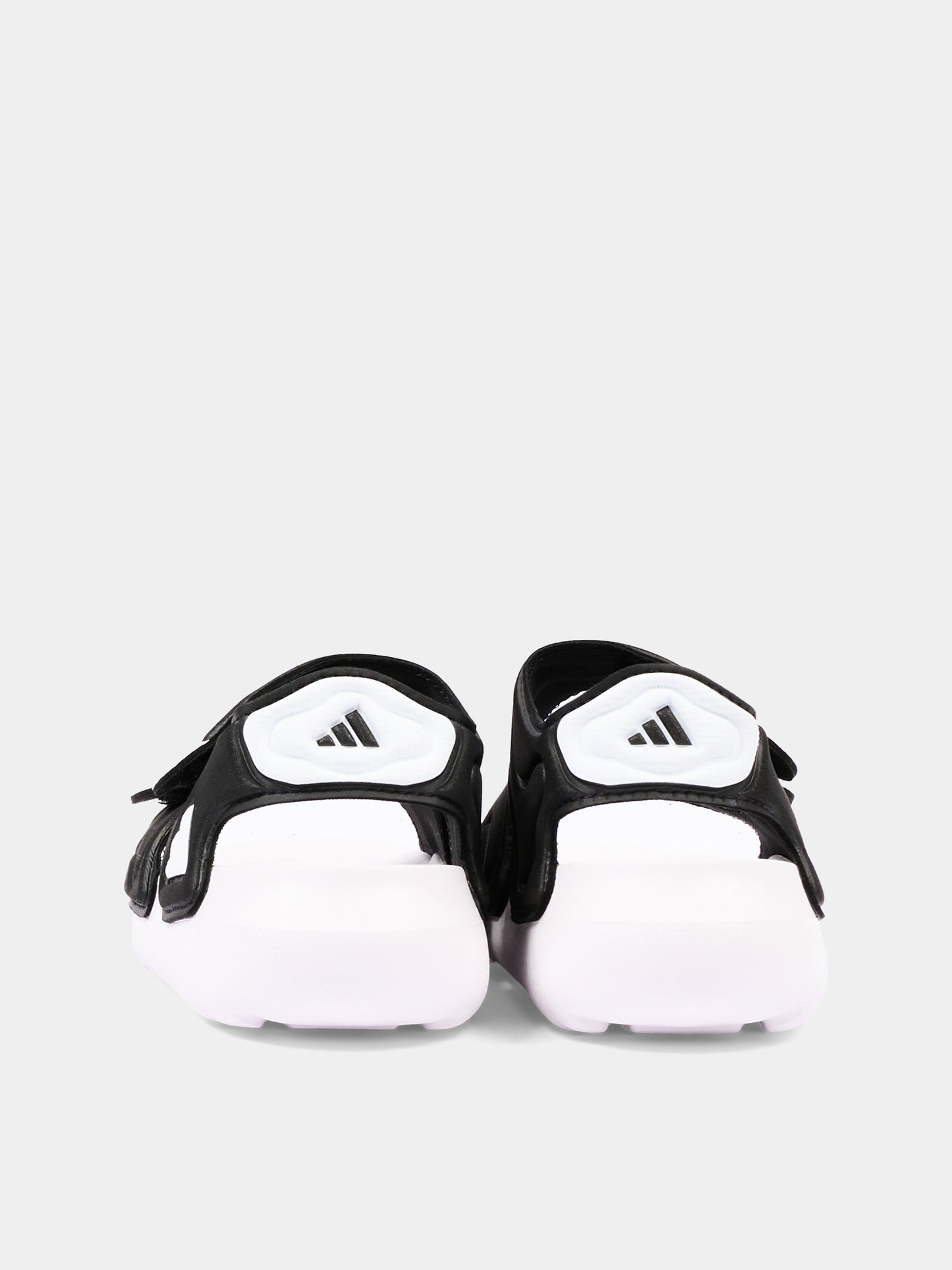 Sandali neri per bambini con logo,Adidas,JS2541