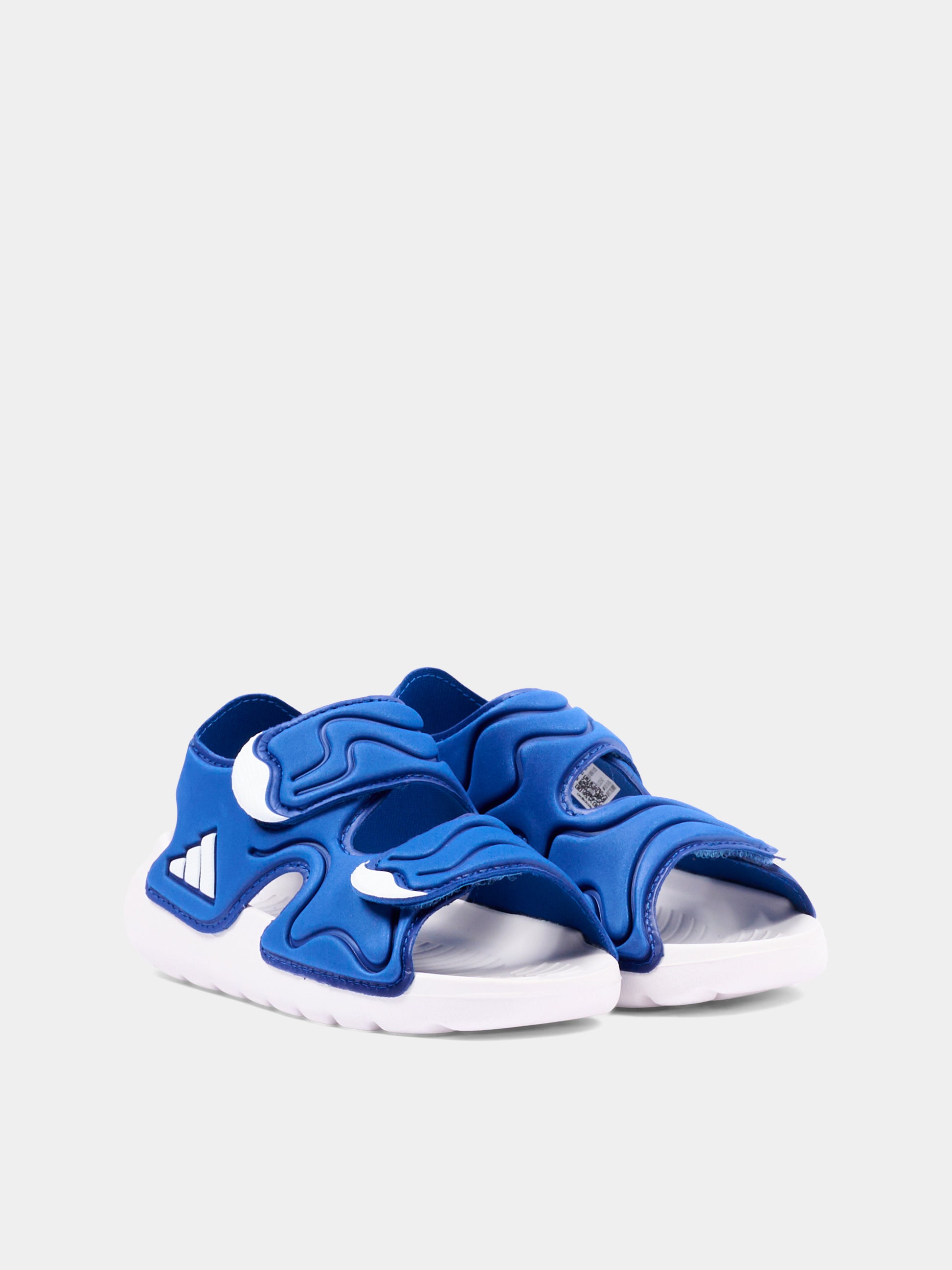 Sandali blu per bambino con logo,Adidas,JS2542