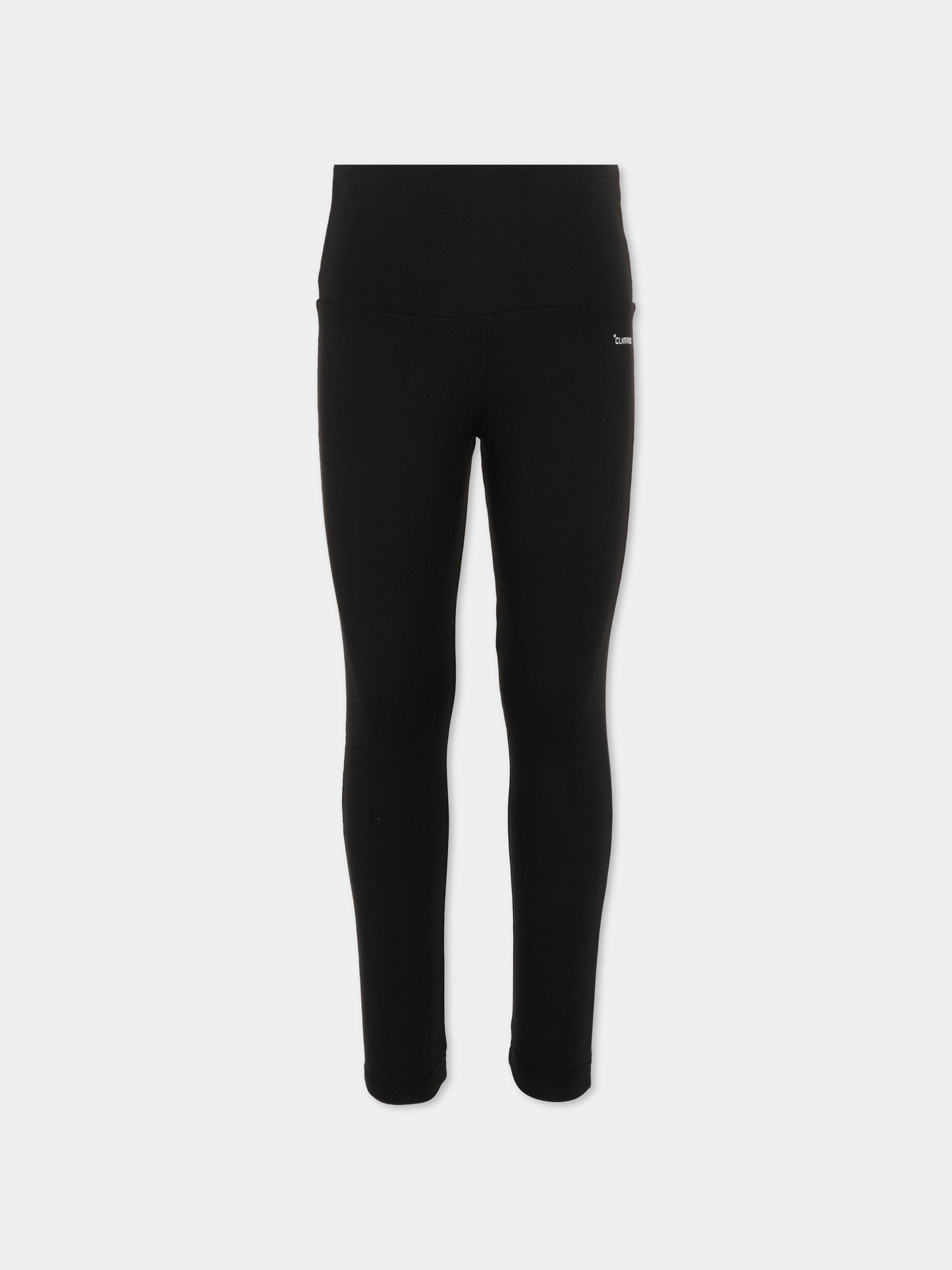 Leggings neri per bambina con logo,Adidas,KC4602