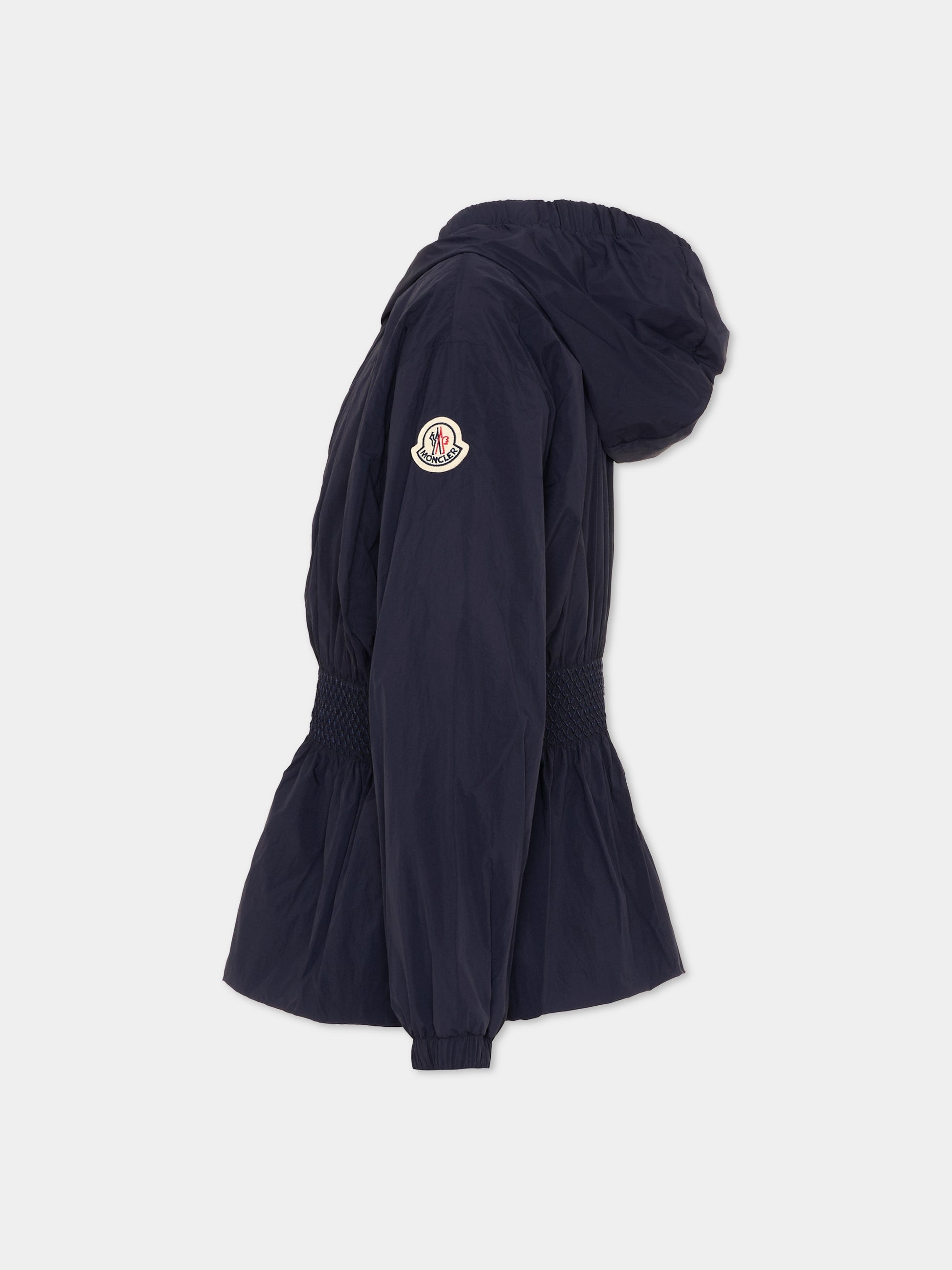 Giacca a vento blu Liriope per bambina,Moncler Kids,L1954 1A00110 5988M 742