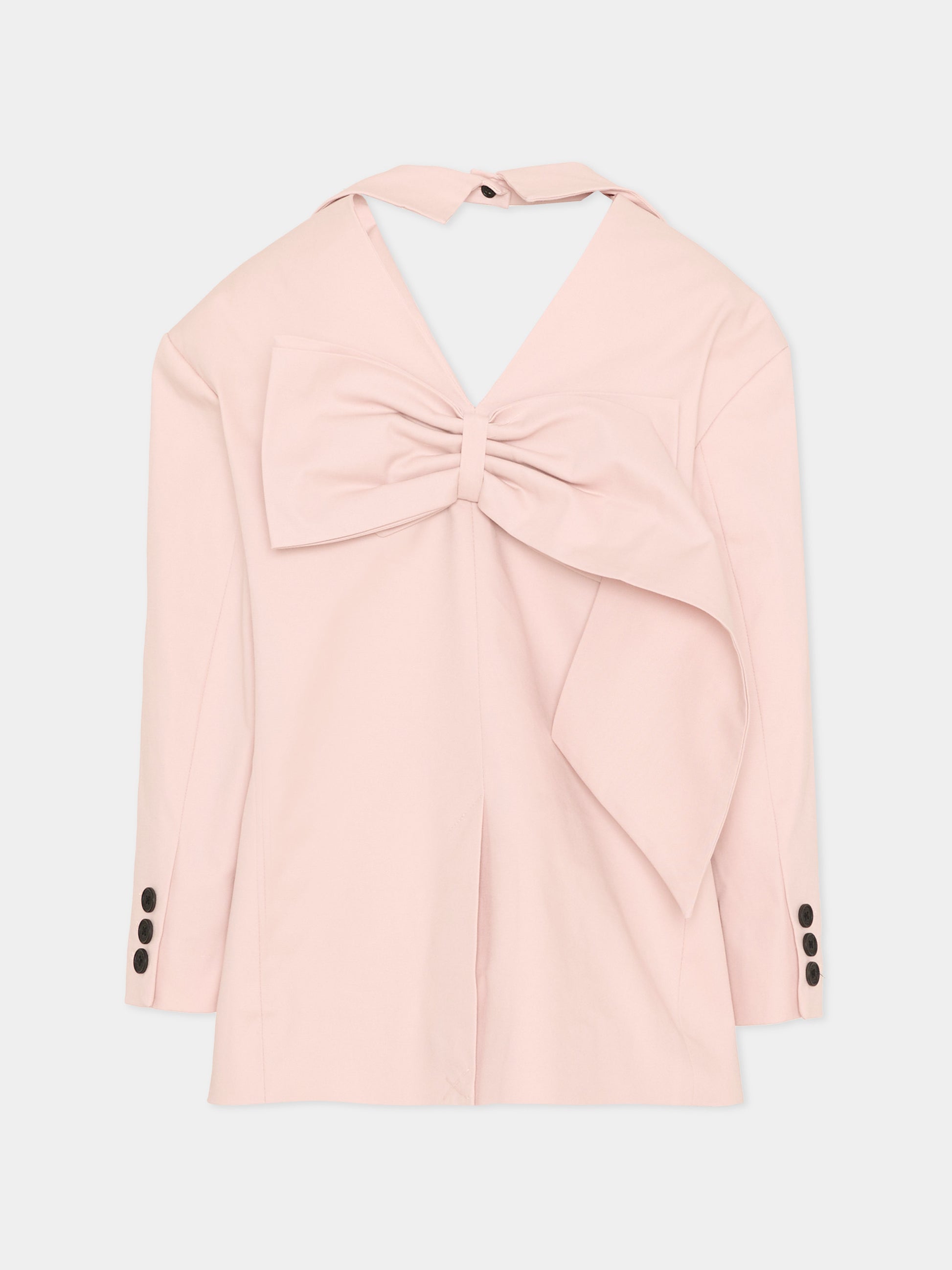 Giacca rosa per bambina con maxi fiocco,Douuod Kids,DY2A04-G0197 504